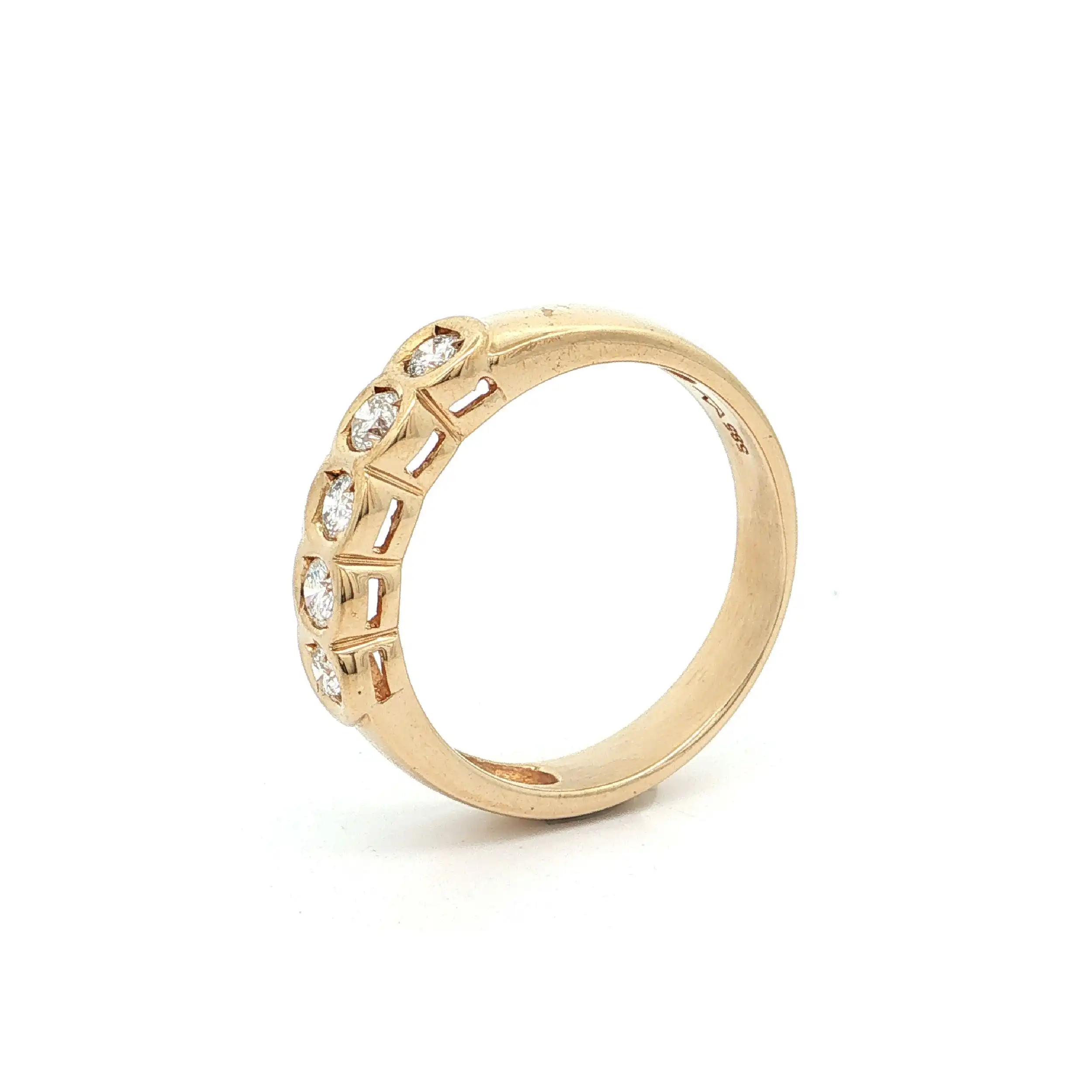 Ring Gelbgold mit Brillanten Ring Gelbgold mit Brillanten