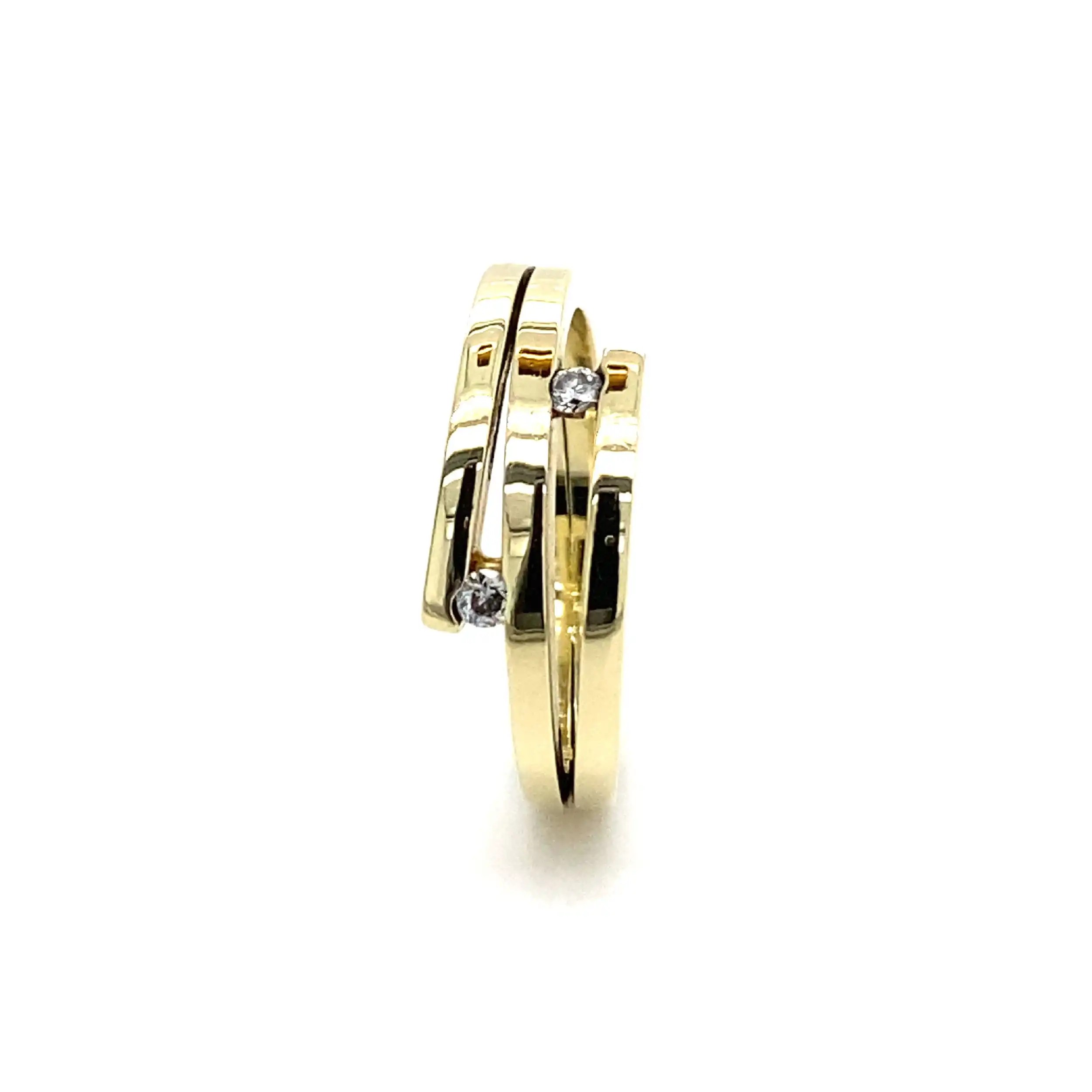 Ring Gelbgold mit Brillanten Ring Gelbgold mit Brillanten