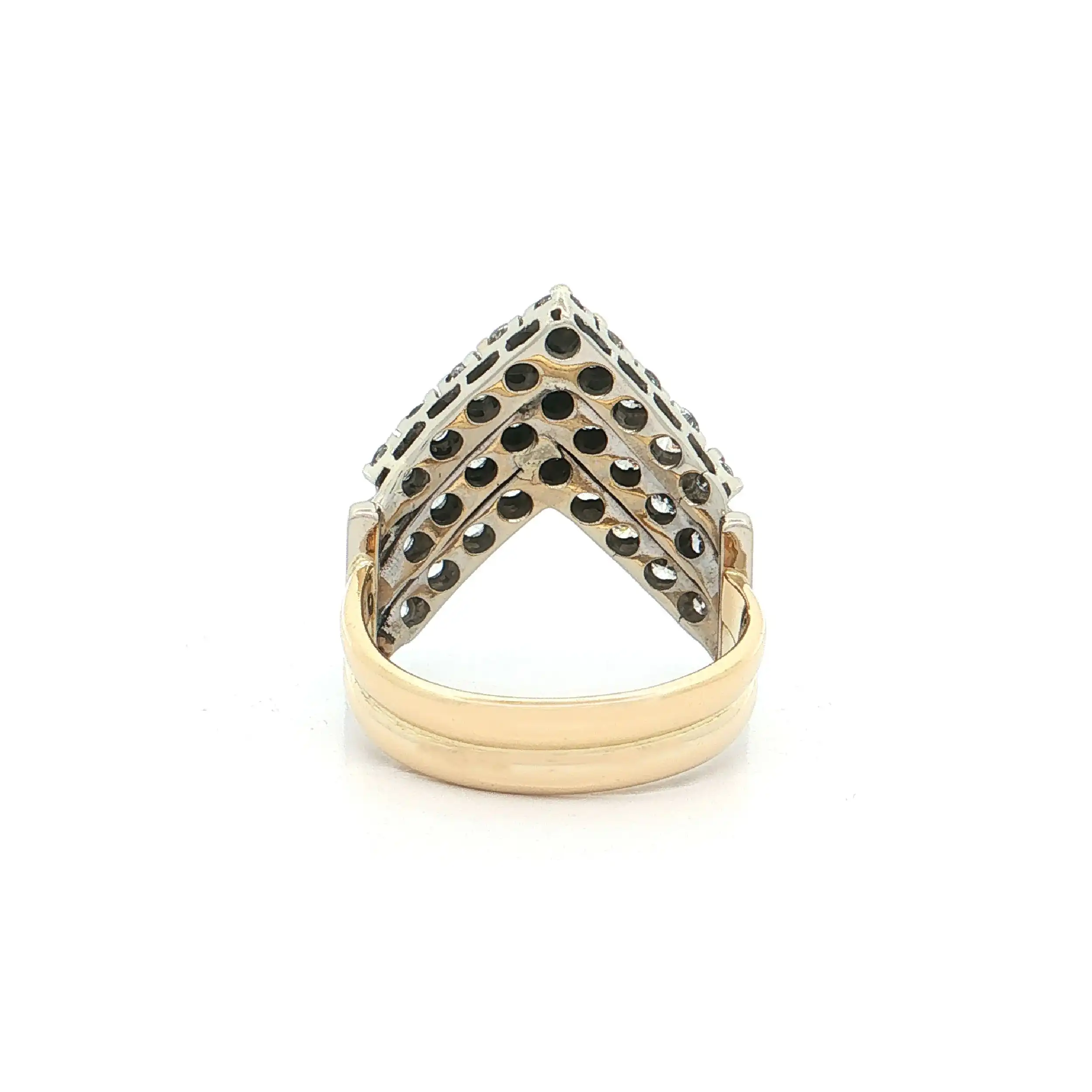 Ring Bicolor mit Brillanten