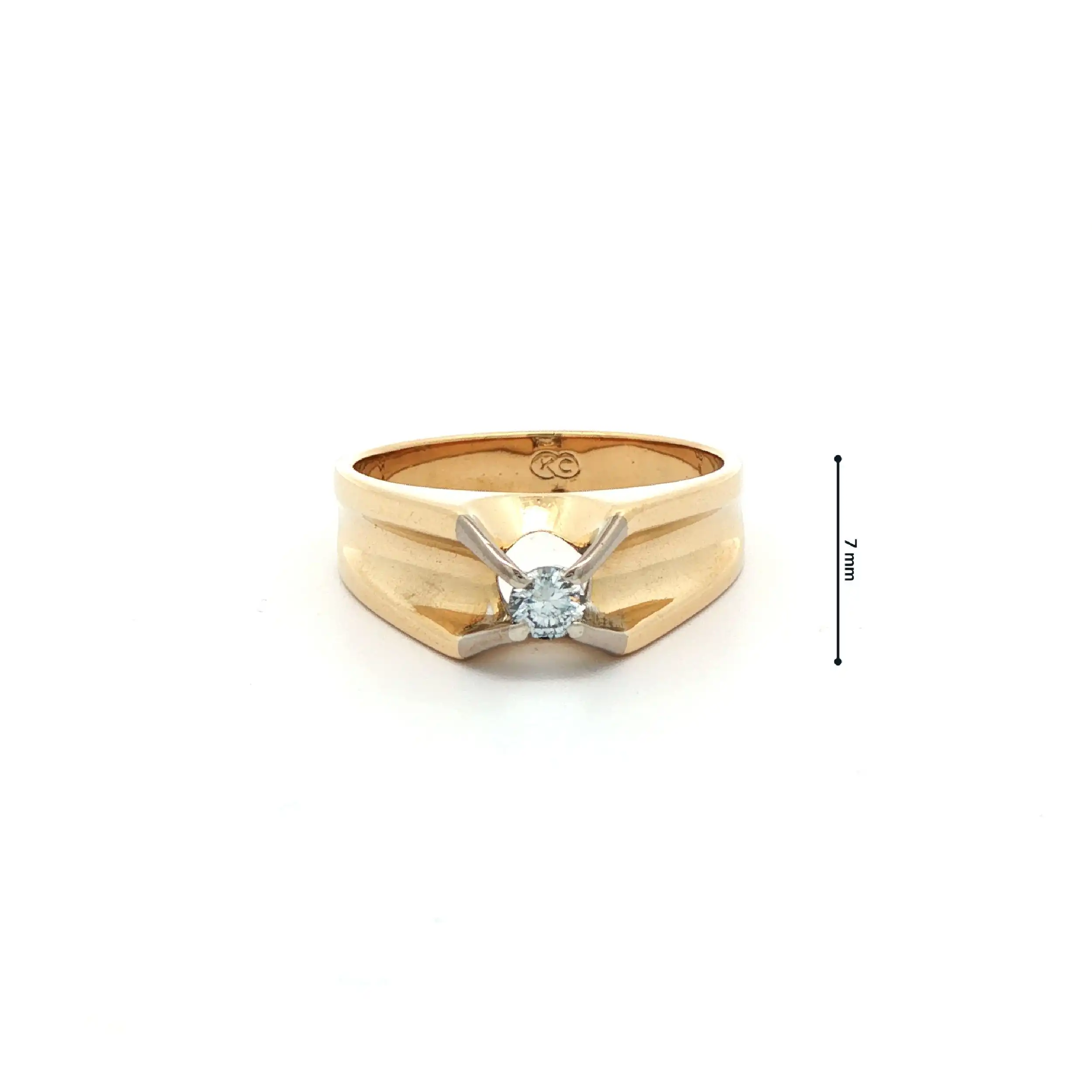 Ring Gelbgold mit Brillanten