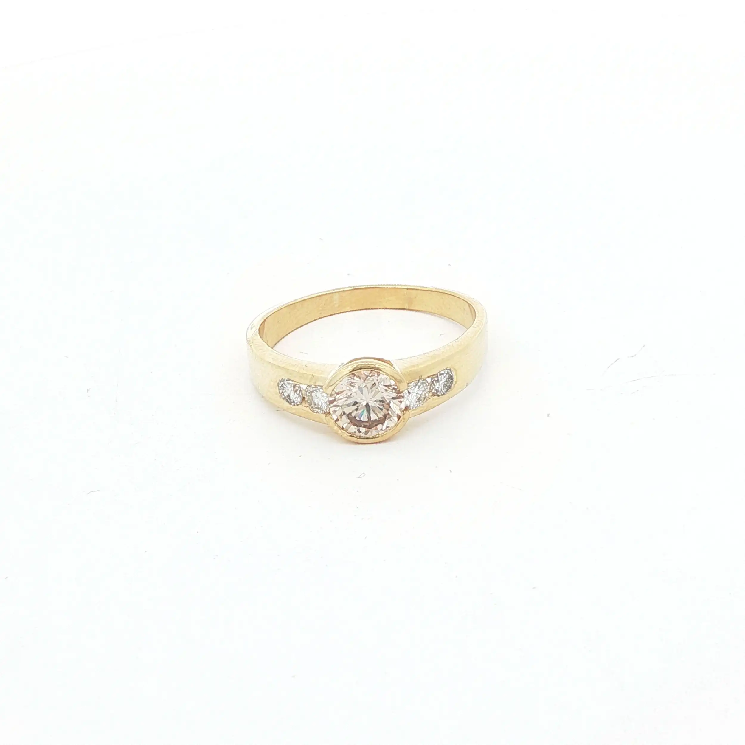 Ring Gelbgold mit Brillanten