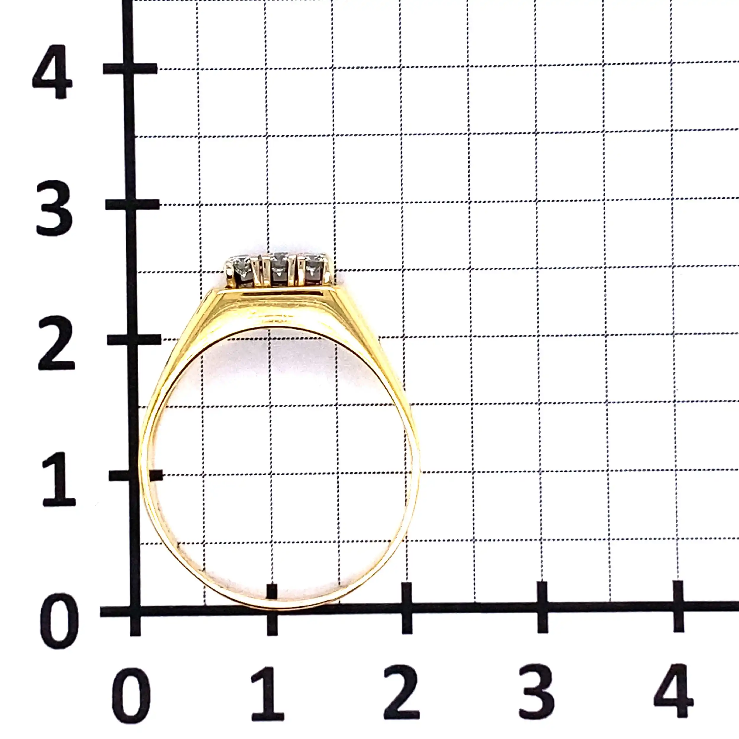 Ring Gelbgold mit Brillanten