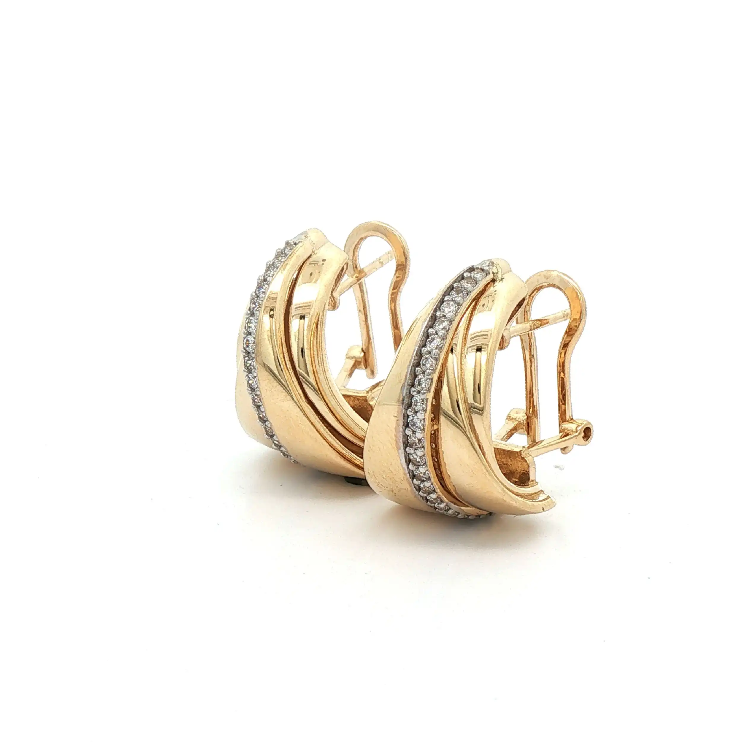 Ohrringe Gelbgold mit Zirkonia
