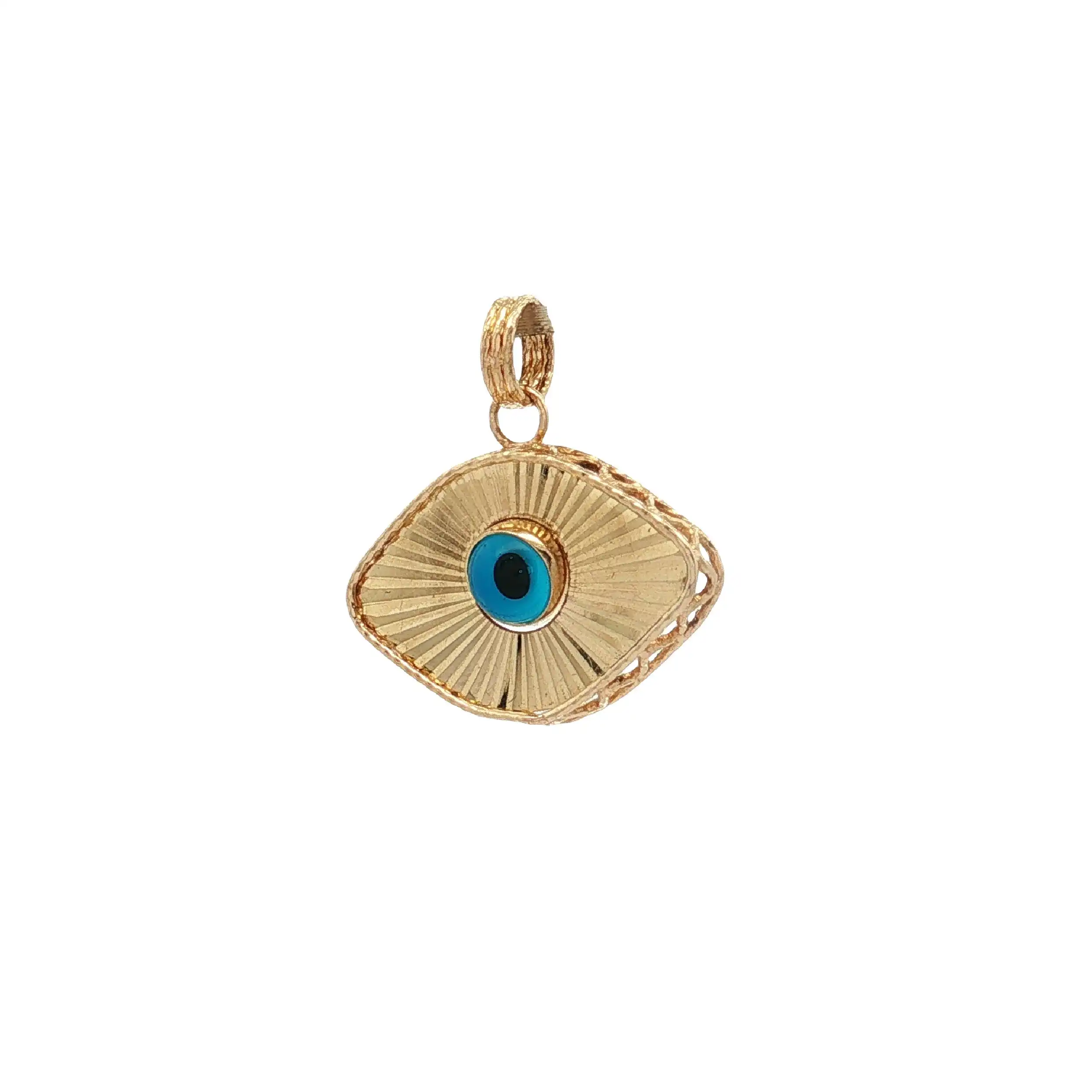 Anhänger Gelbgold mit blauen Stein