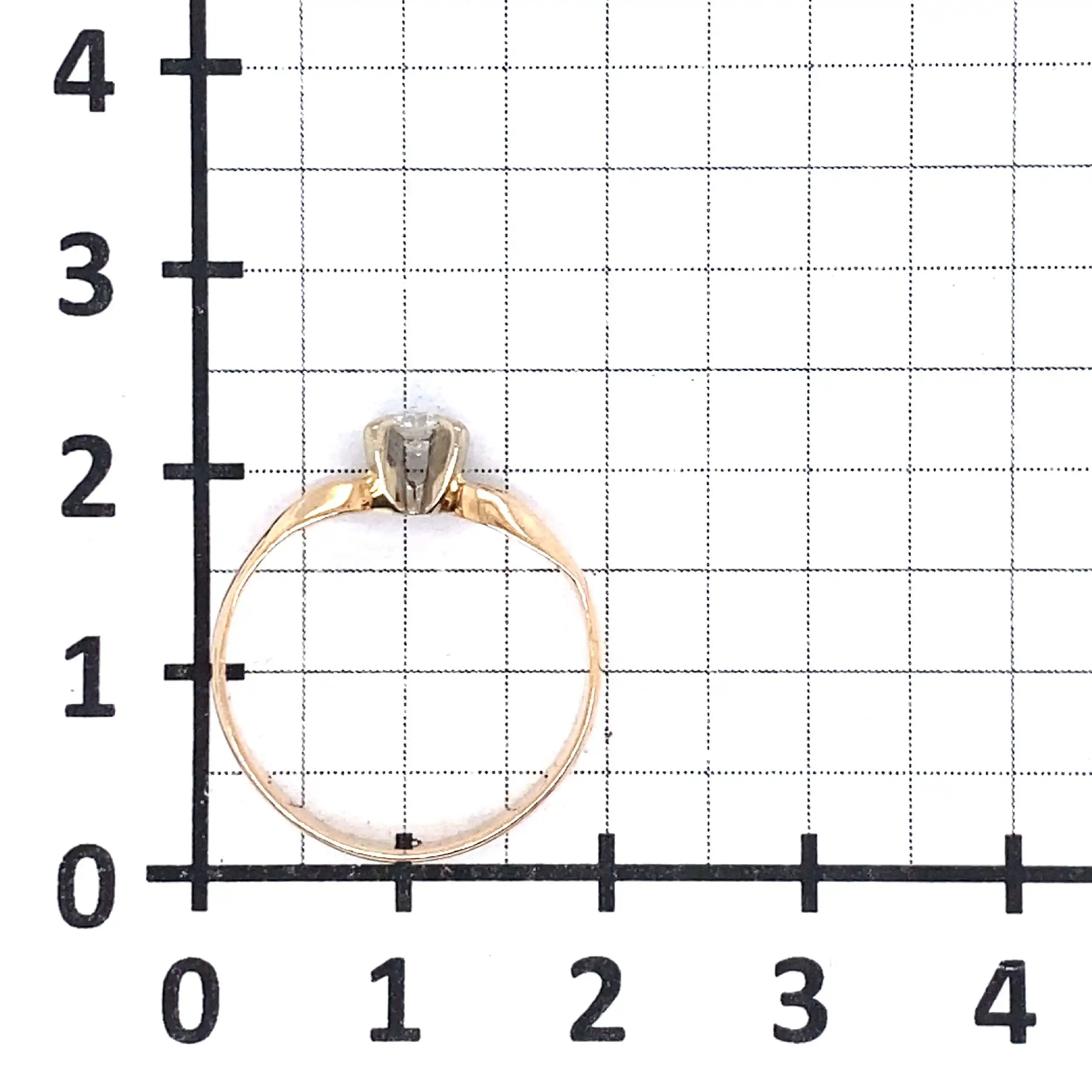 Ring Gelbgold mit Brillant Ring Gelbgold mit Brillant