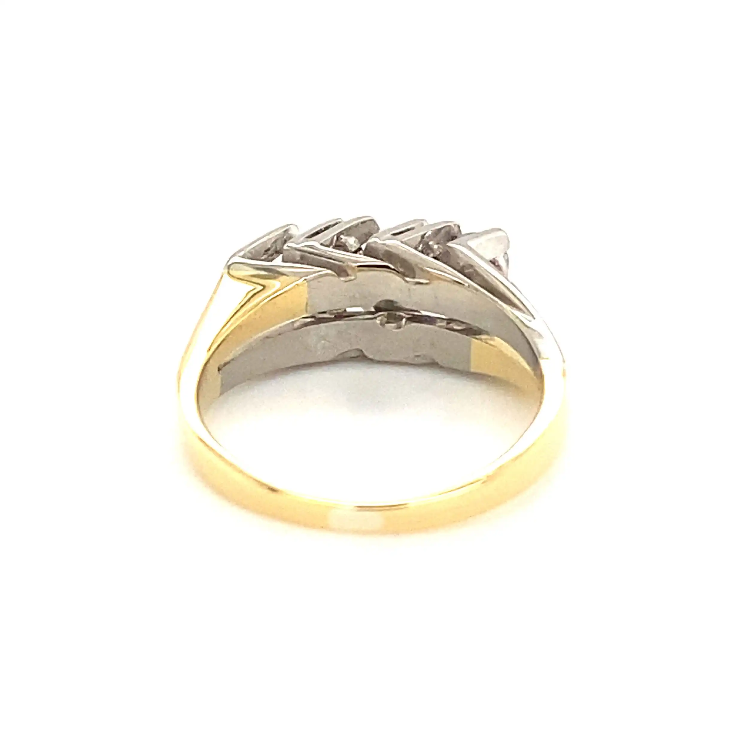 Ring Bicolor mit Brillanten