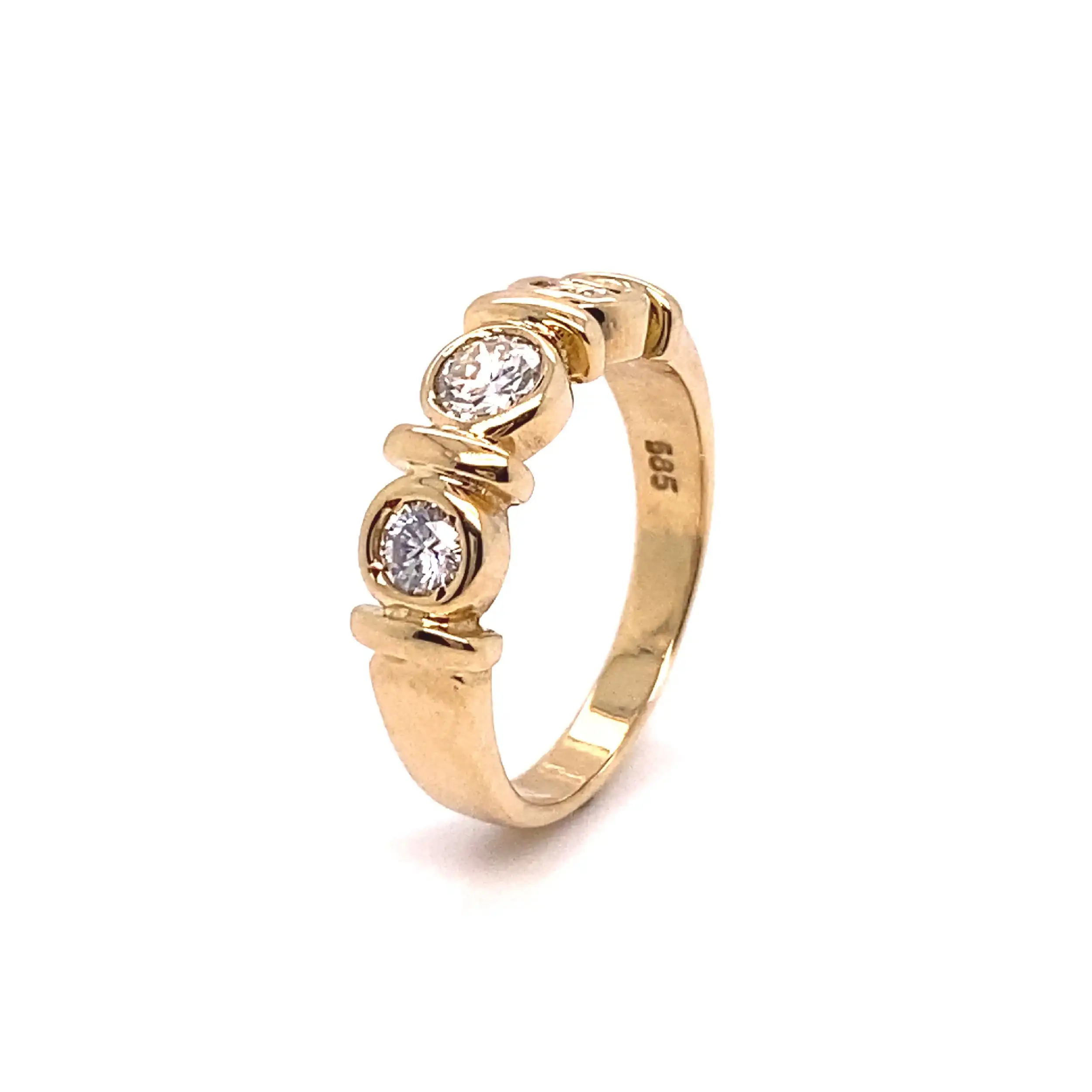 Ring Gelbgold mit Brillanten Ring Gelbgold mit Brillanten