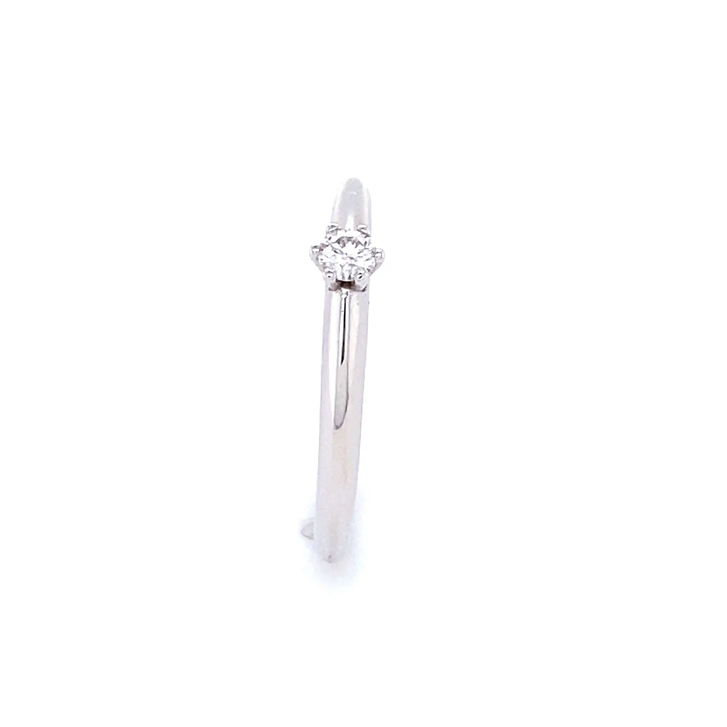 Ring Weißgold mit Solitär Brillant