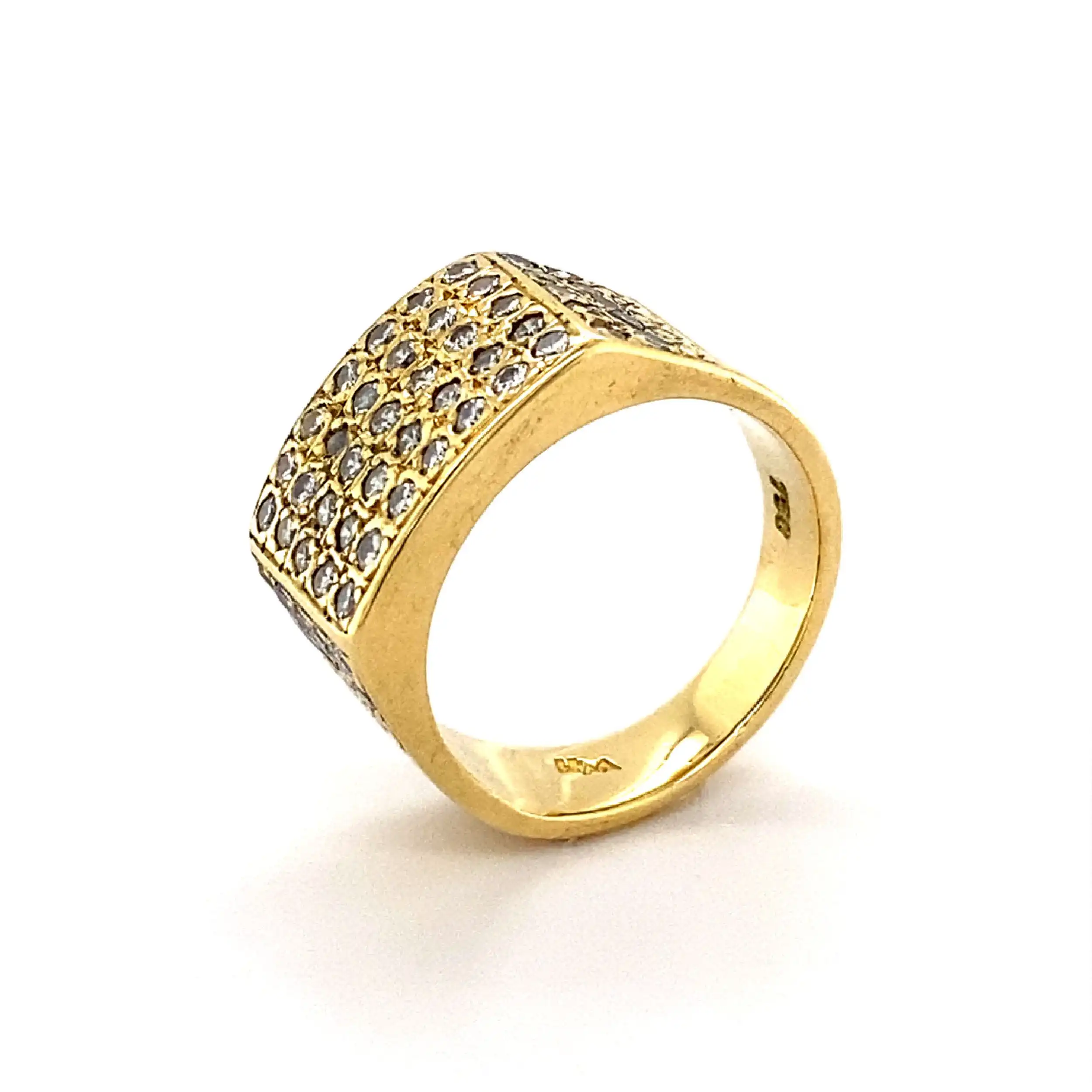 Ring Gelbgold mit Brillanten Ring Gelbgold mit Brillanten