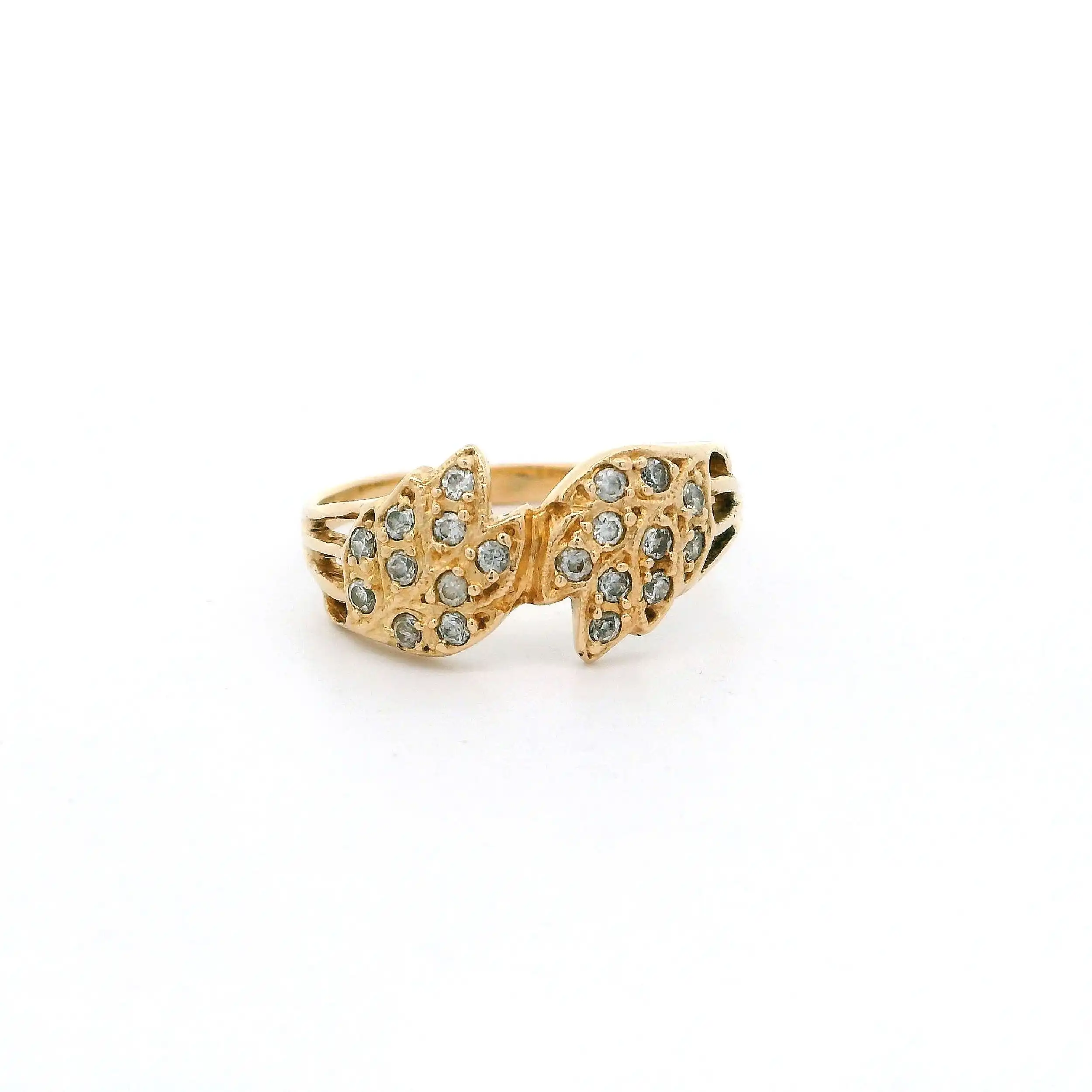 Ring Gelbgold mit Zirkonia Ring Gelbgold mit Zirkonia