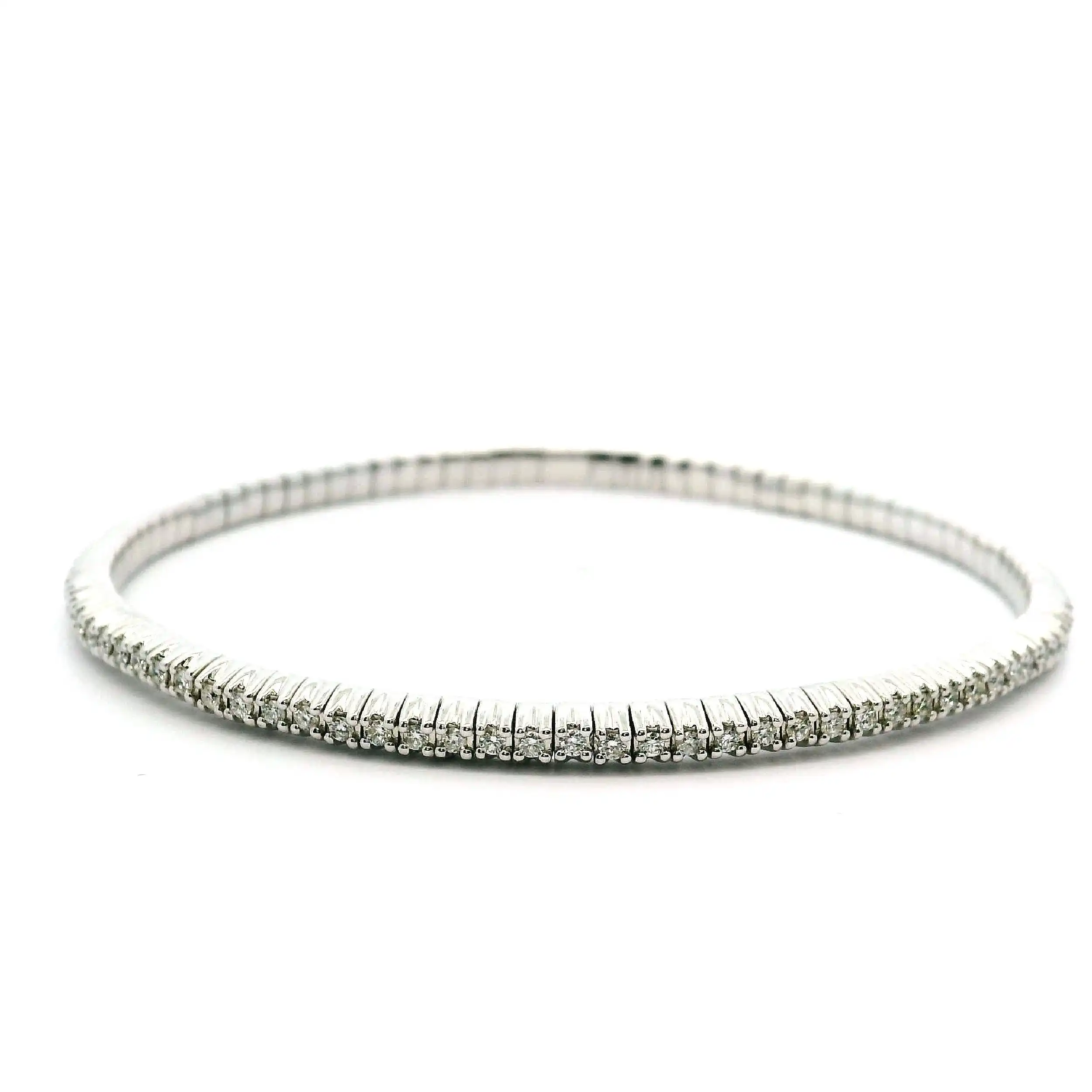 Memoryarmreif flexibel Gelbgold mit Brillanten Memoryarmreif flexibel Gelbgold mit Brillanten