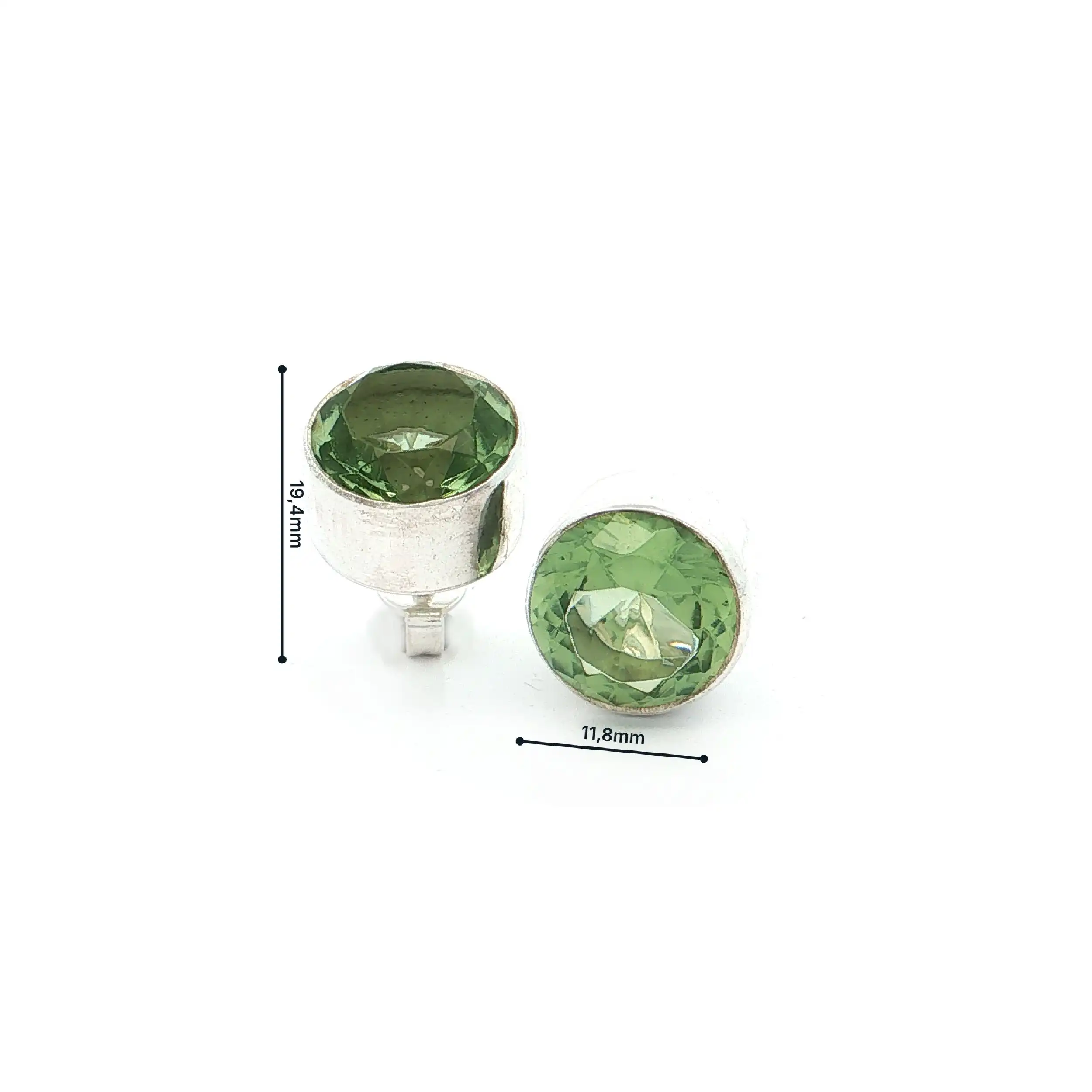 Ohrstecker Silber mit Farbsteinen Ohrstecker Silber mit Farbsteinen