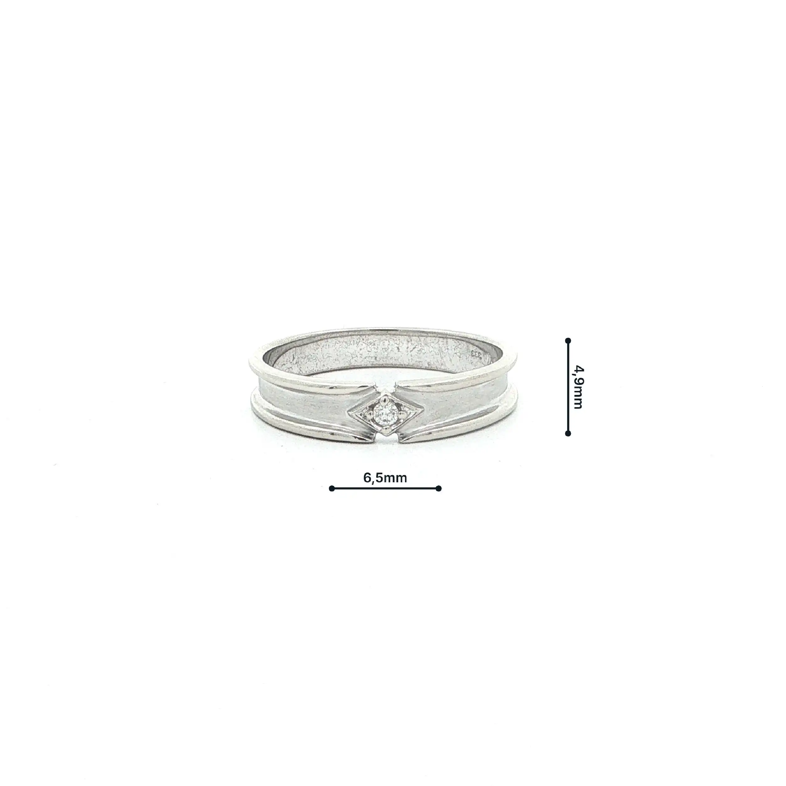 Ring Weißgold mit Brillant