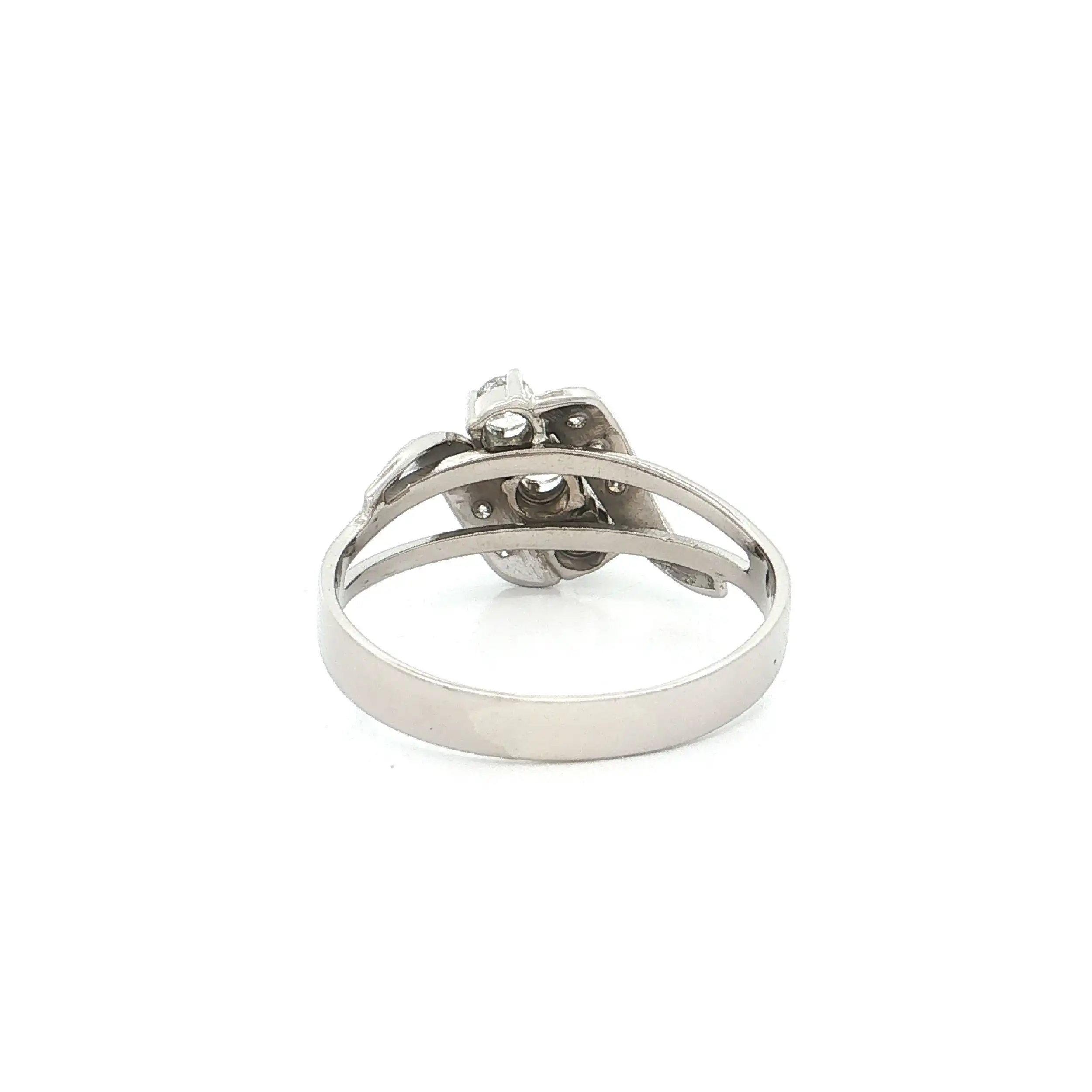 Ring Weißgold mit Brillanten und Diamanten Ring Weißgold mit Brillanten und Diamanten