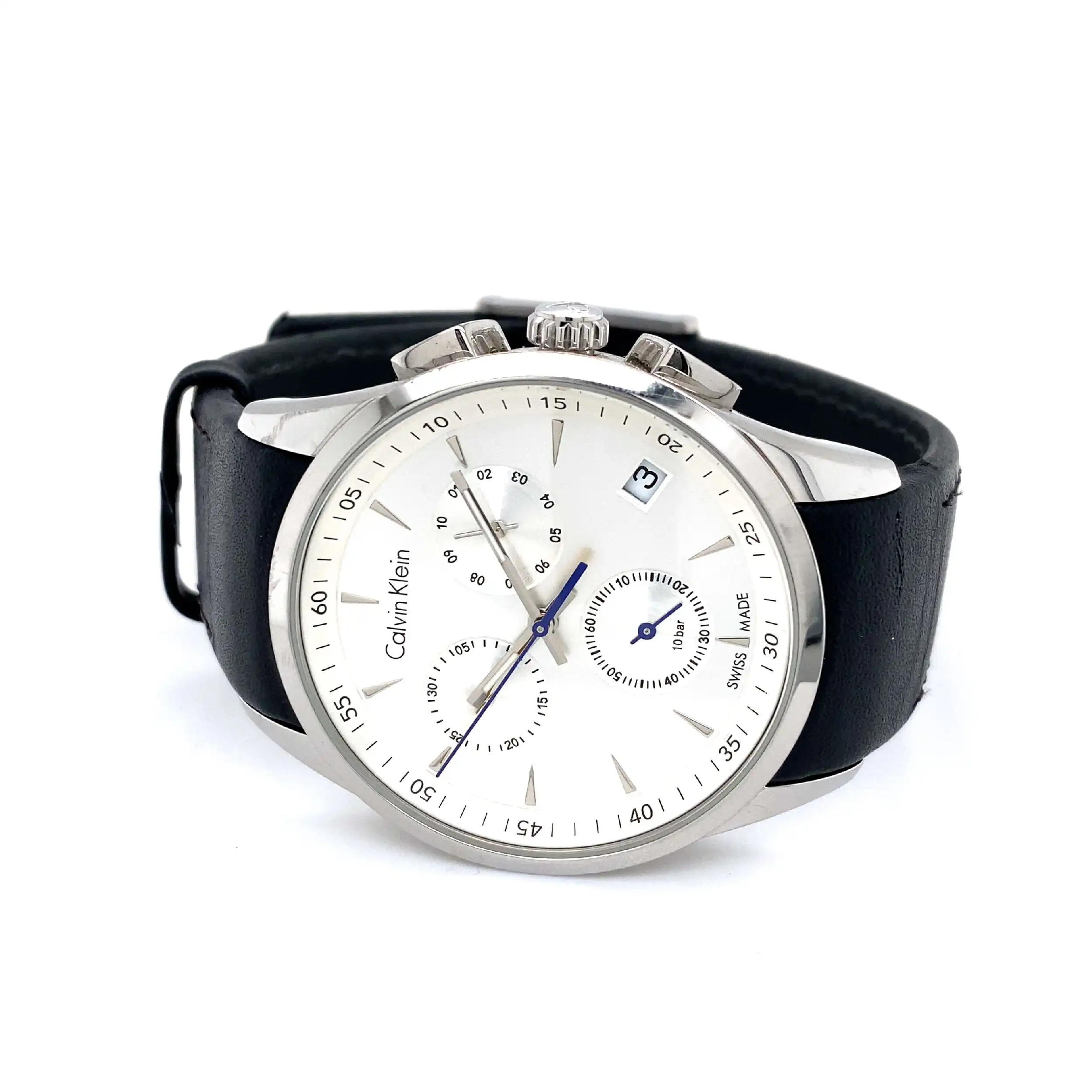 Herrenuhr Calvin Klein Quarz Chronograph, 1 Totalisator ist ohne Funktion!