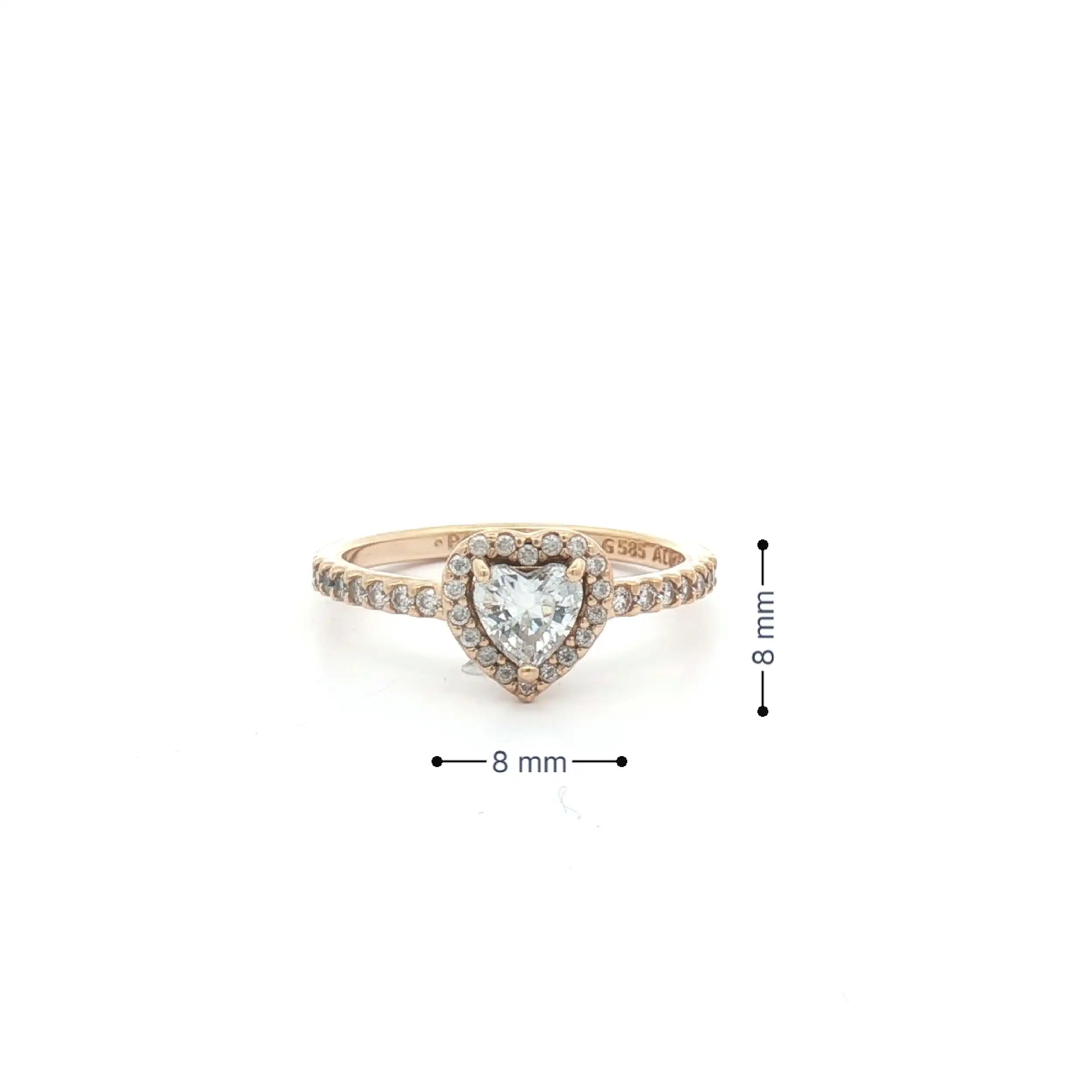 Ring Gelbgold mit Zirkonia Pandora Ring Gelbgold mit Zirkonia Pandora