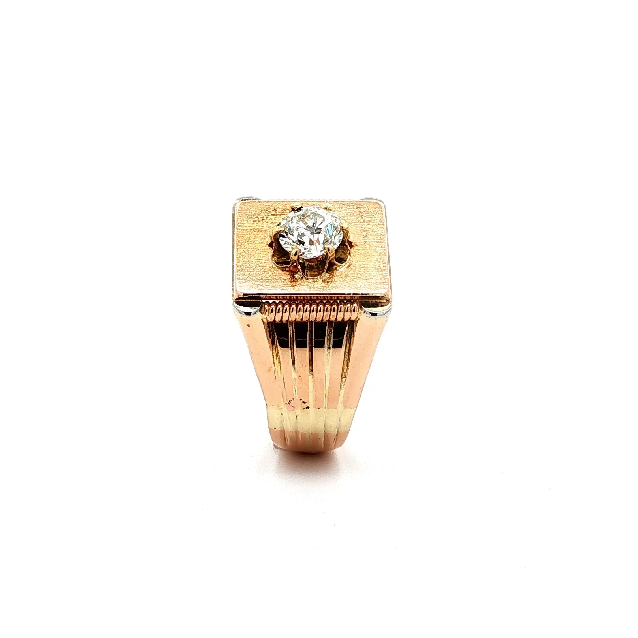Ring Roségold mit Altschliffbrillant Ring Roségold mit Altschliffbrillant