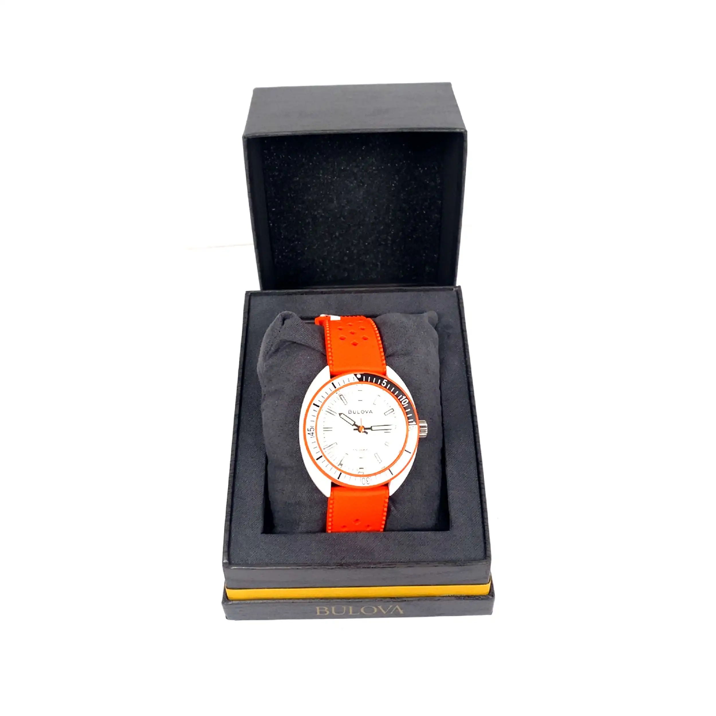 Herrenuhr Bulova Snorkel Clownfish 98b448 mit originaler Box