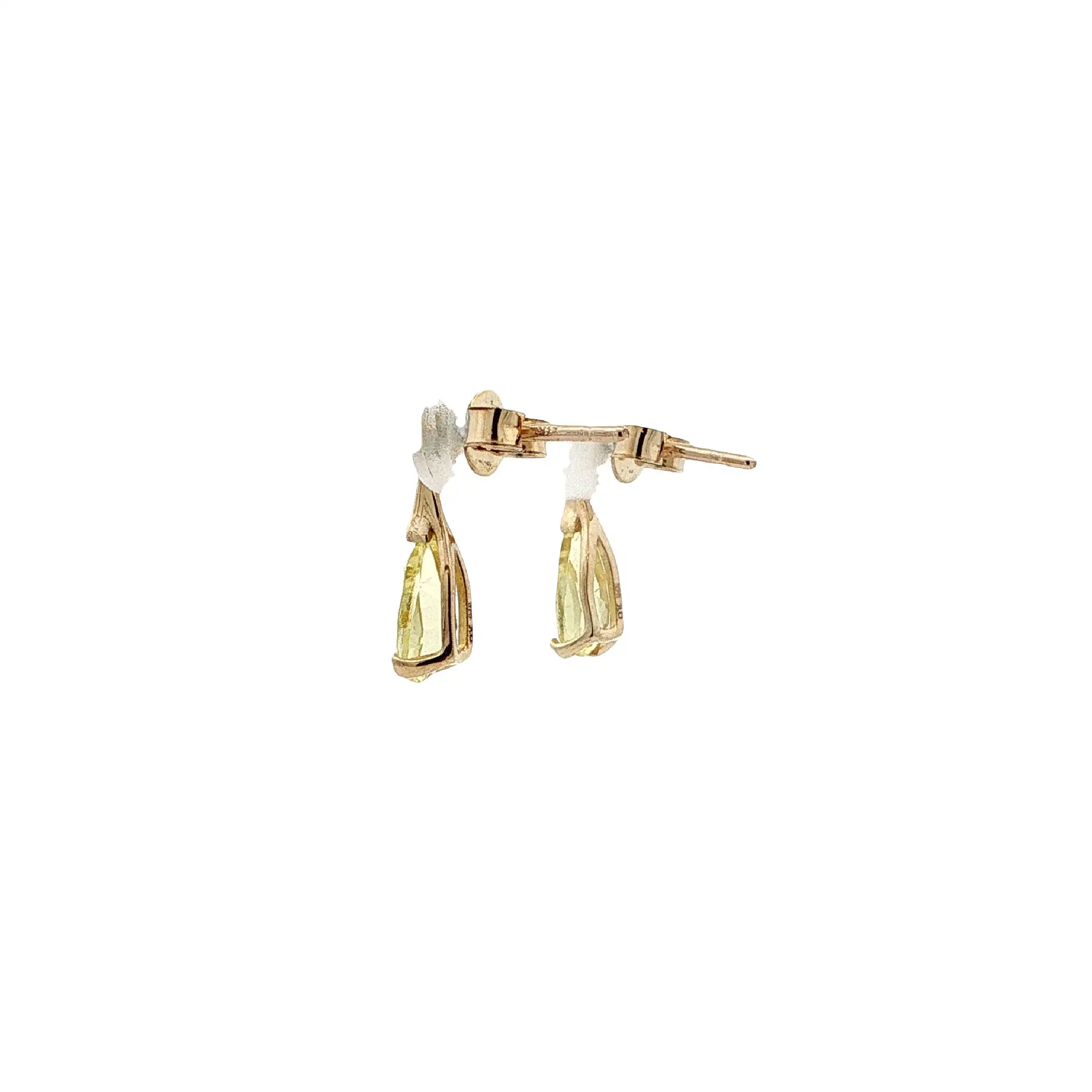 Ohrstecker Gelbgold JLO mit Citrin Ohrstecker Gelbgold JLO mit Citrin