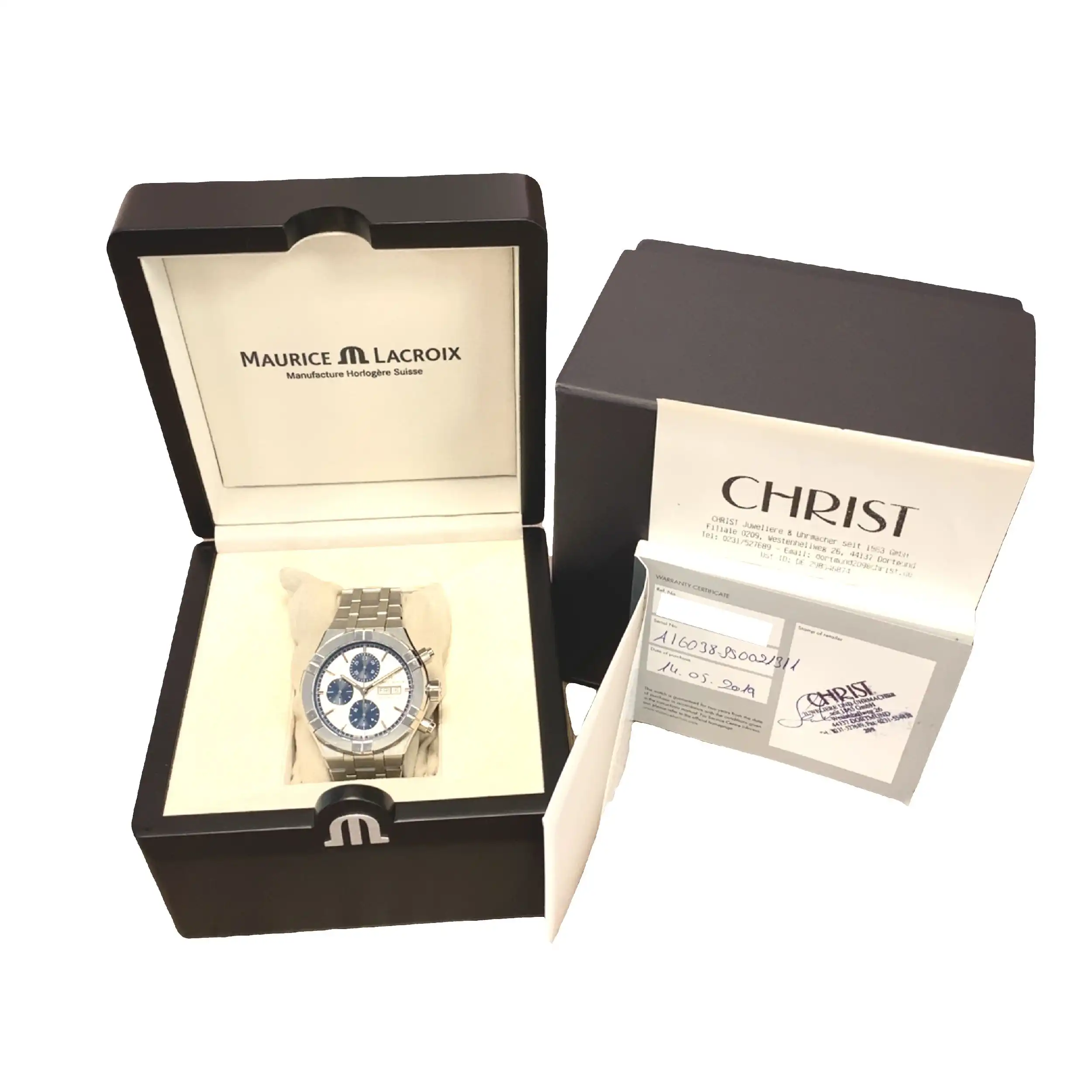 Herrenuhr Maurice Lacroix Aikon Automatik Chronograph Fullset Herrenuhr Maurice Lacroix Aikon Automatik Chronograph Fullset