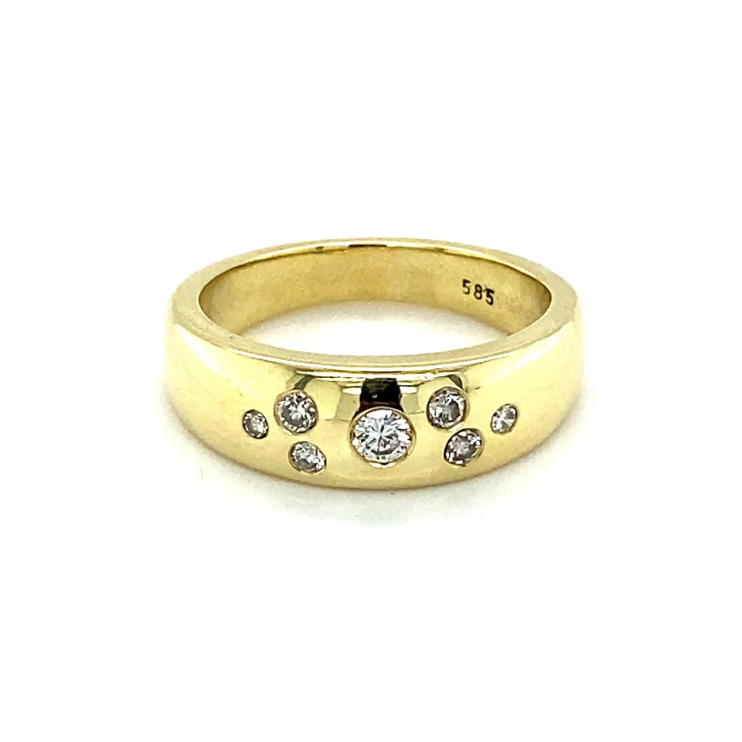 Ring Gelbgold mit Brillanten Ring Gelbgold mit Brillanten