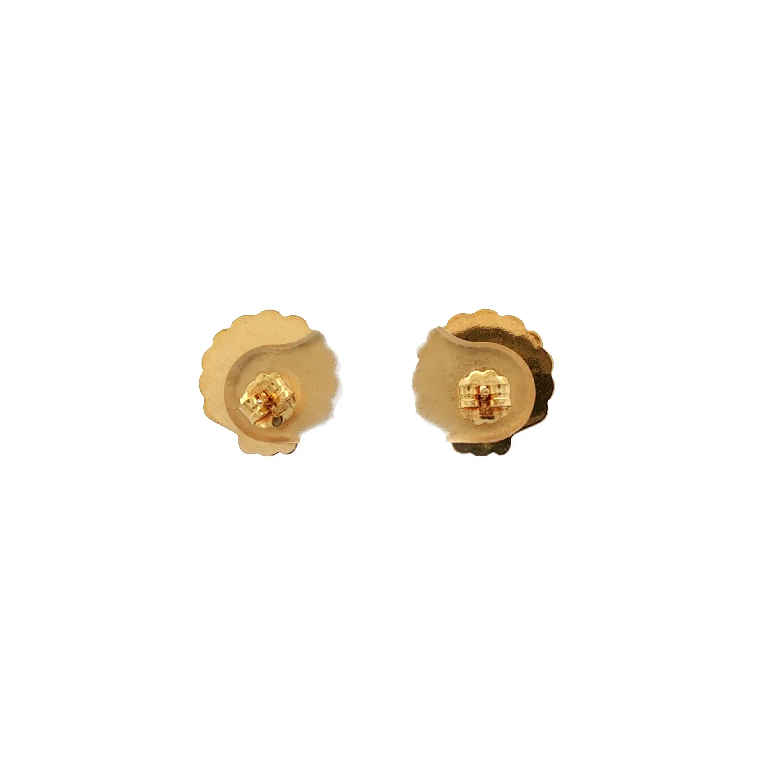 Ohrstecker Gelbgold "Muschel"