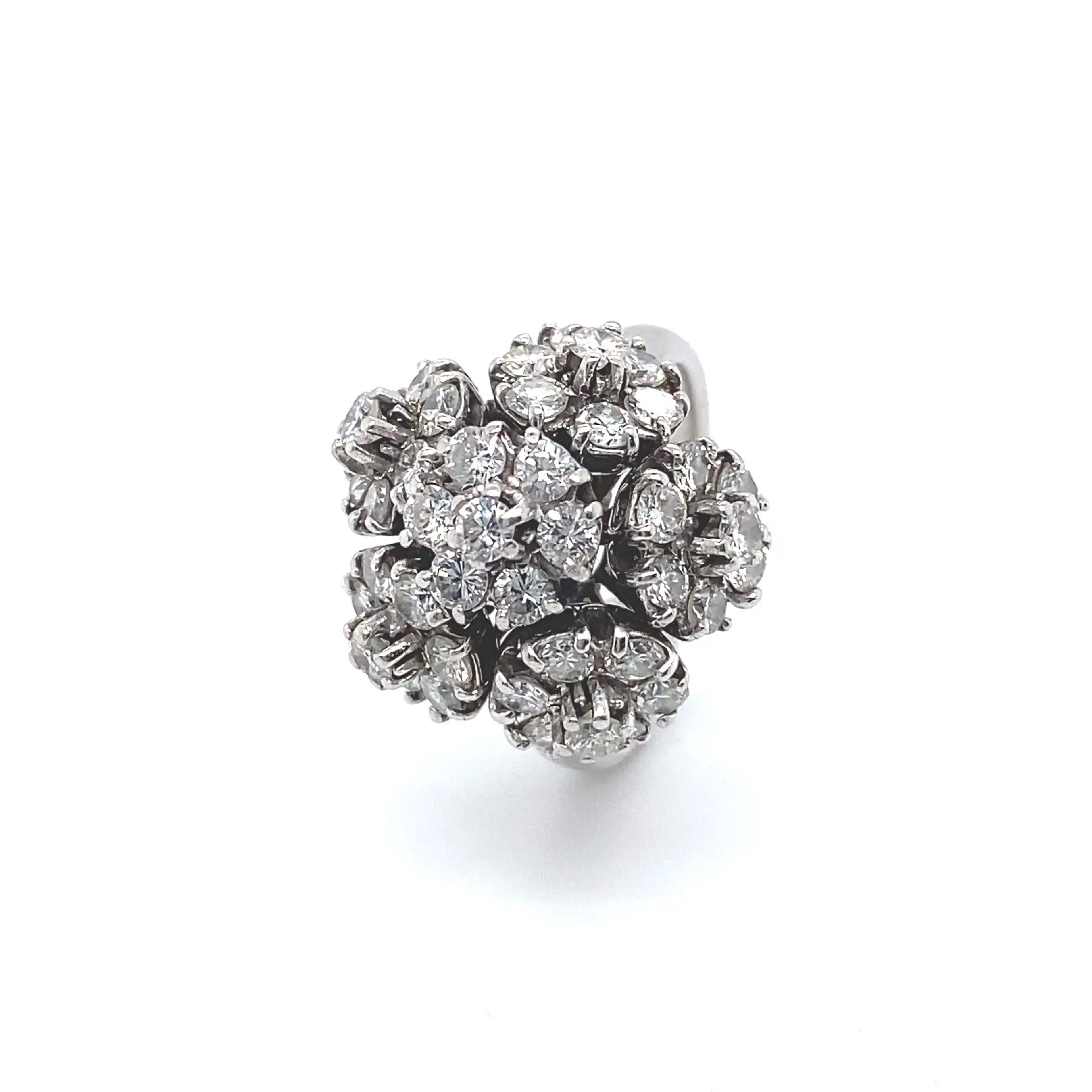Ring Weißgold mit beweglichen Brillanten Ring Weißgold mit beweglichen Brillanten