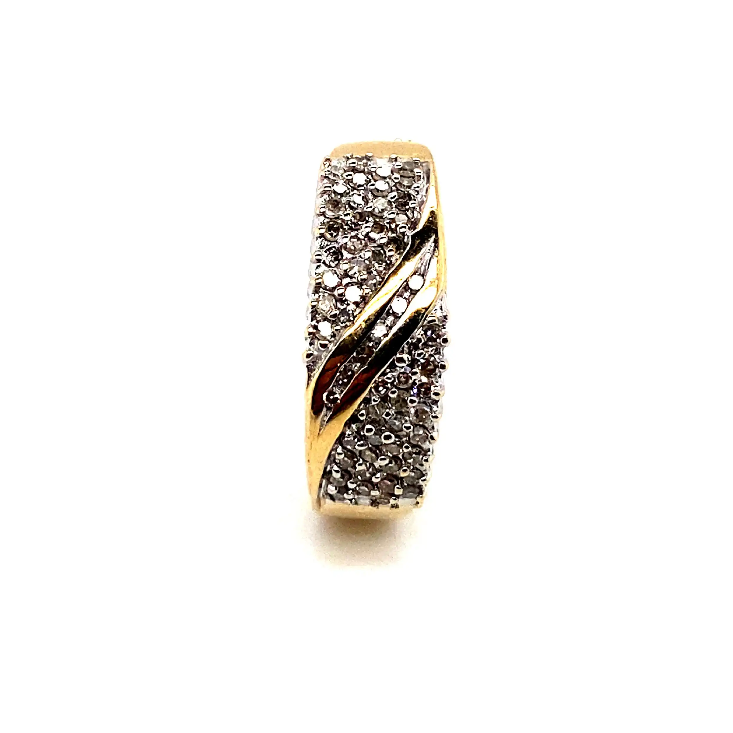Ring Bicolor mit Diamanten