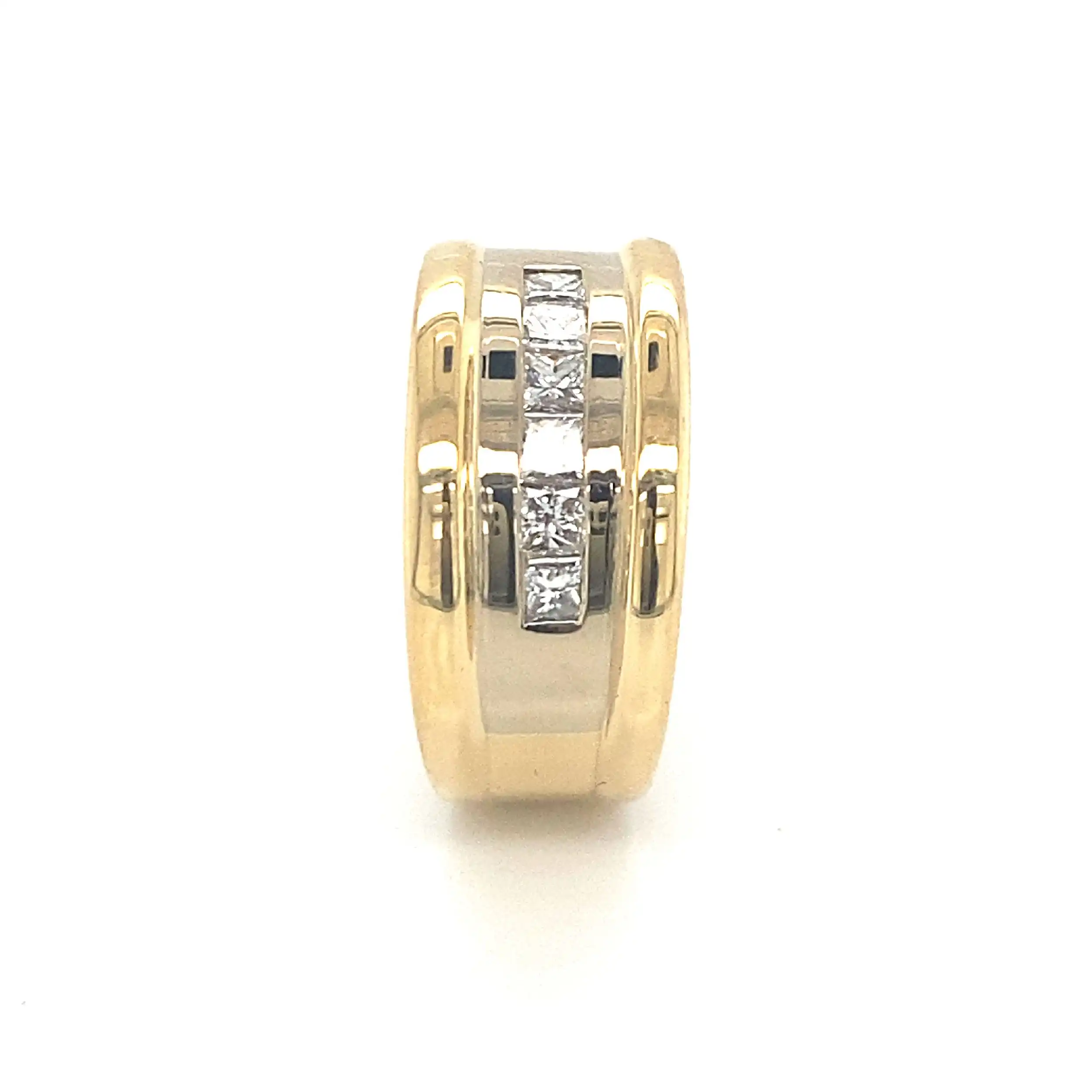 Ring mit Carree Diamanten ca. 0,25 ct Ring mit Carree Diamanten ca. 0,25 ct
