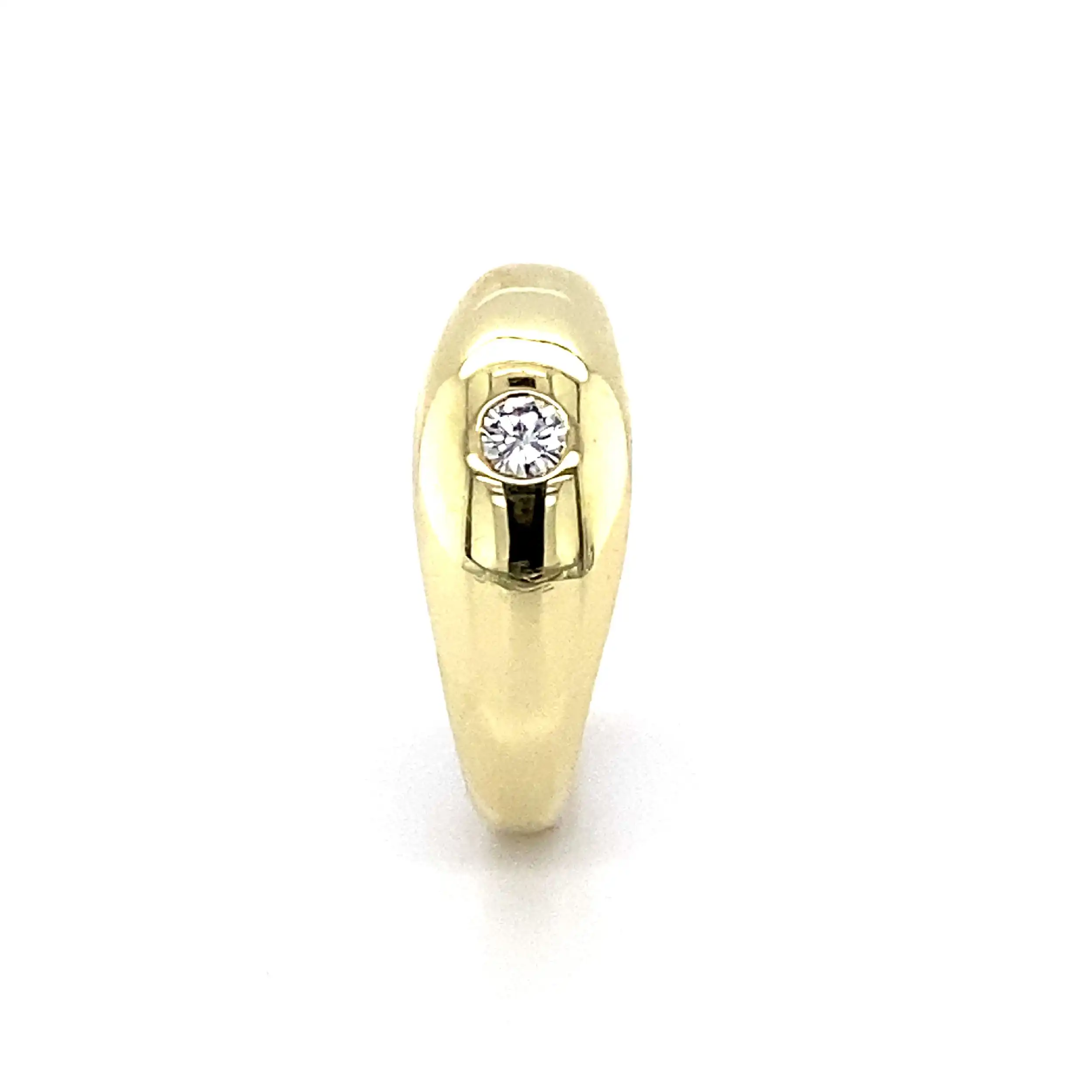Ring Gelbgold mit Brillant Ring Gelbgold mit Brillant