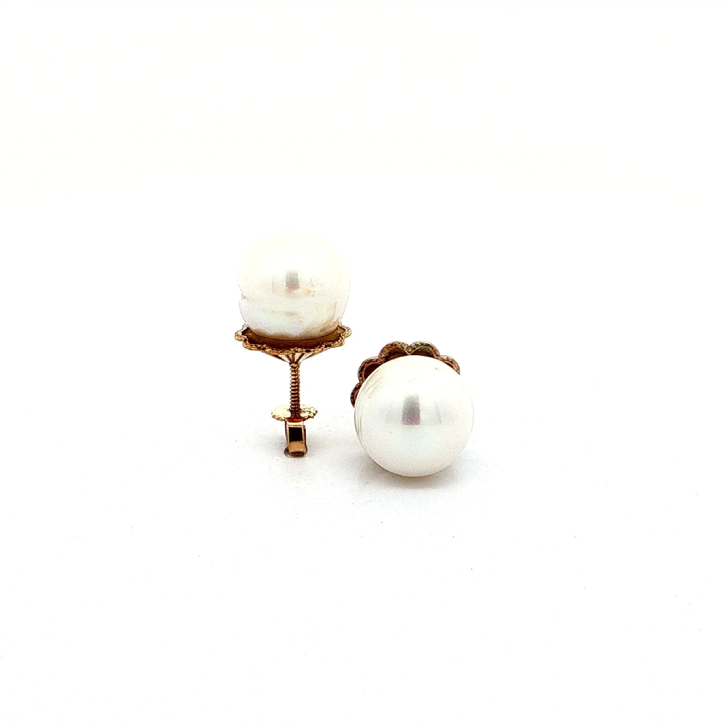 Ohrstecker Gelbgold mit Perle Ohrstecker Gelbgold mit Perle
