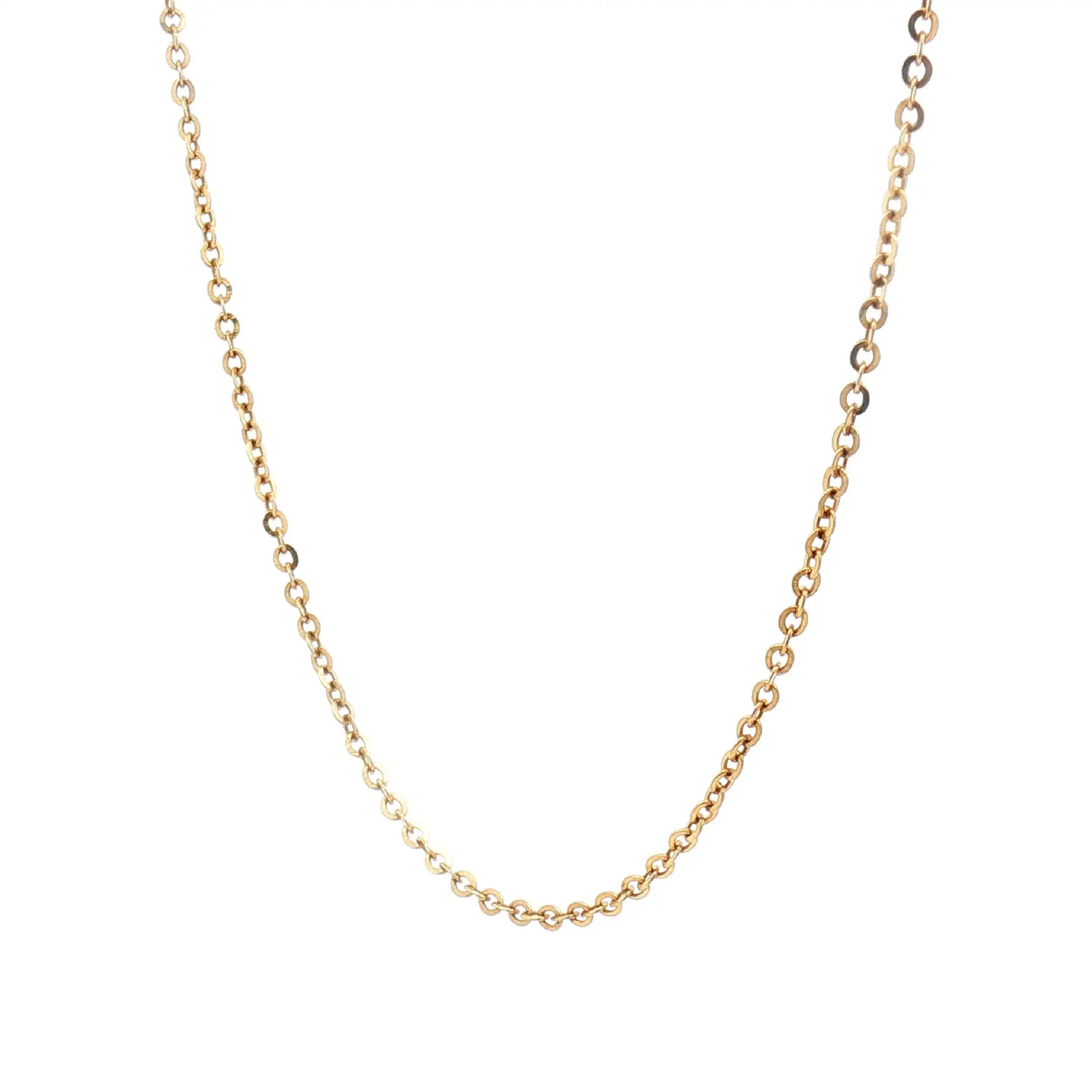 Rundankerkette Gelbgold Rundankerkette Gelbgold