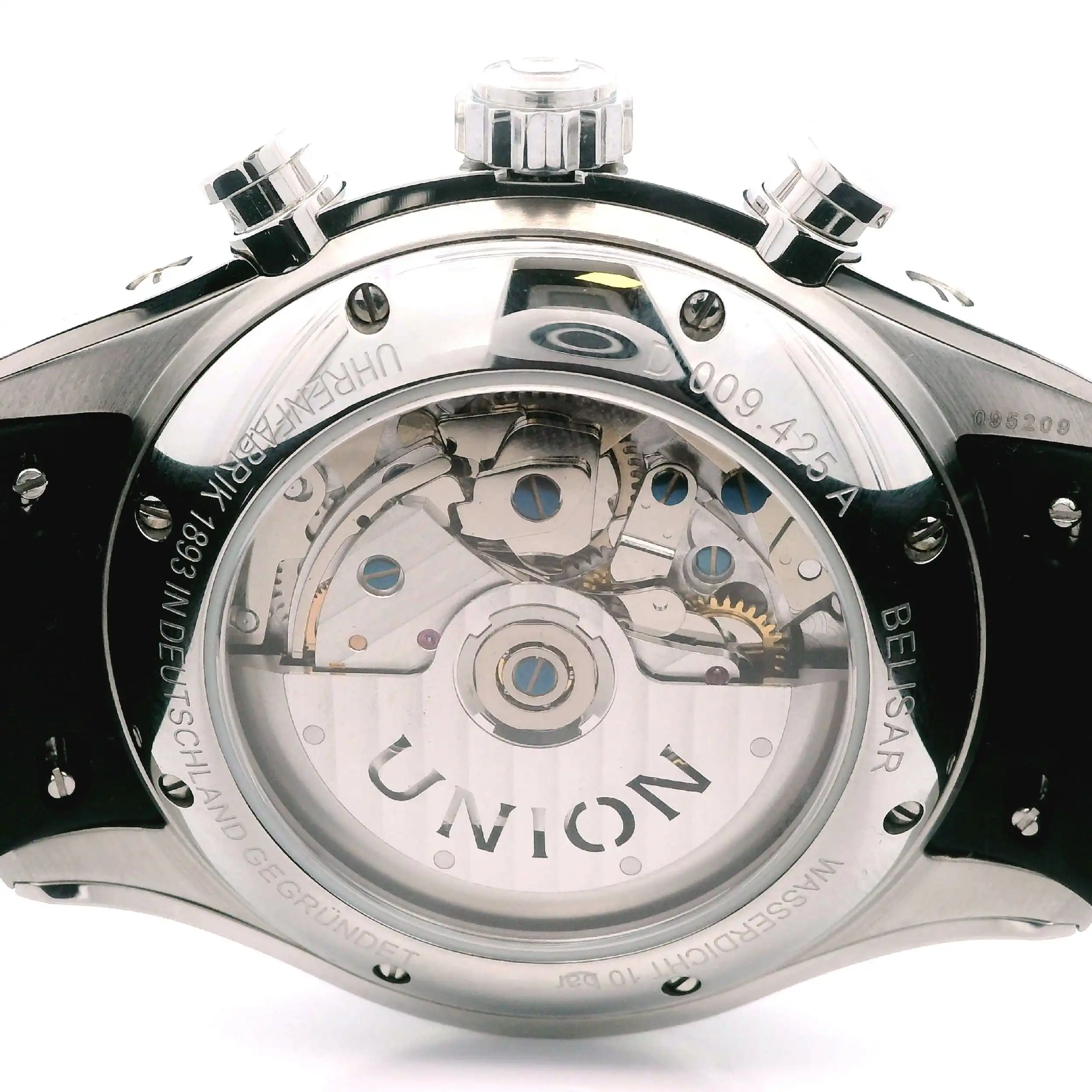 Herrenuhr Union Glashütte/SA. mit Kautschukband im Fullset