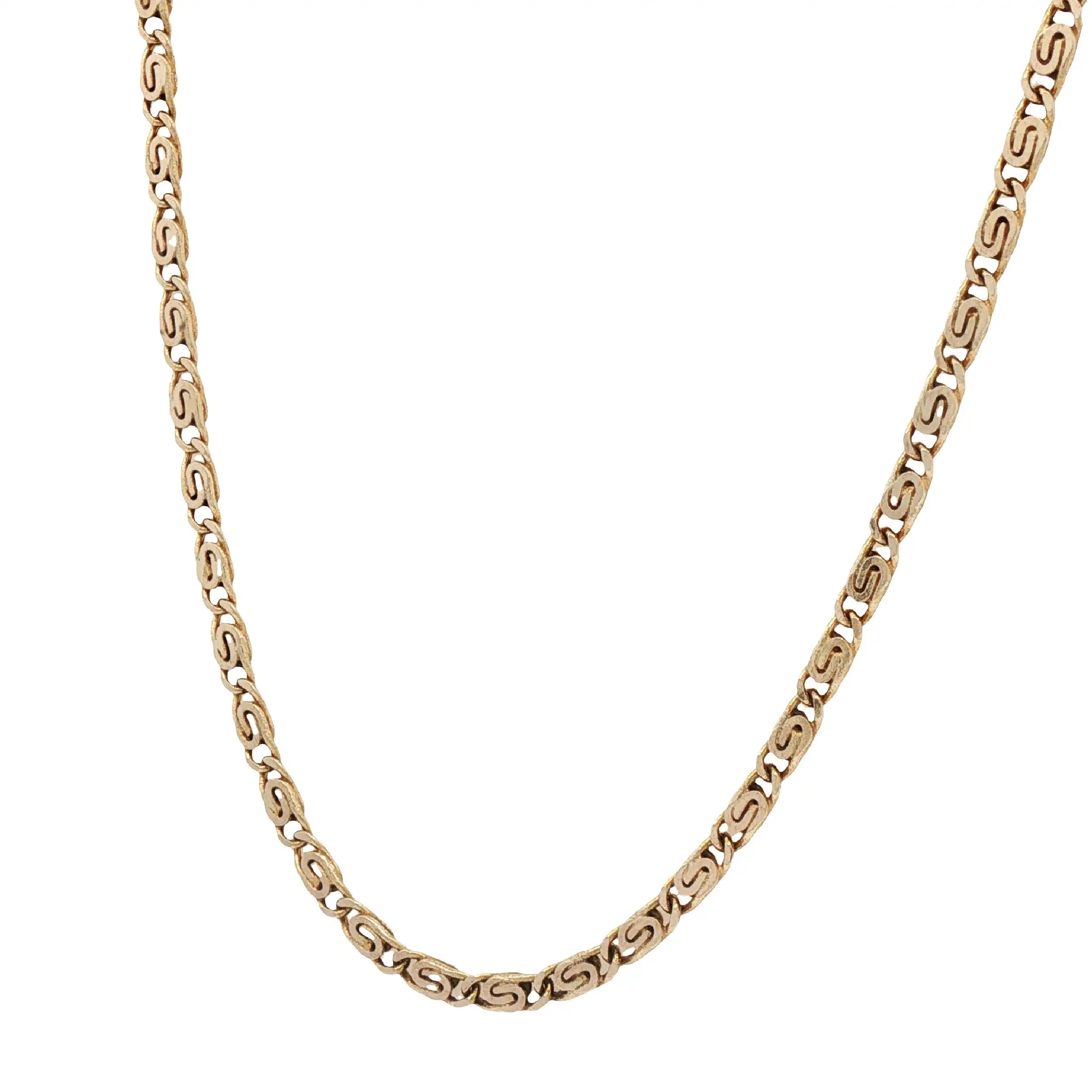S-Gliederkette Gelbgold