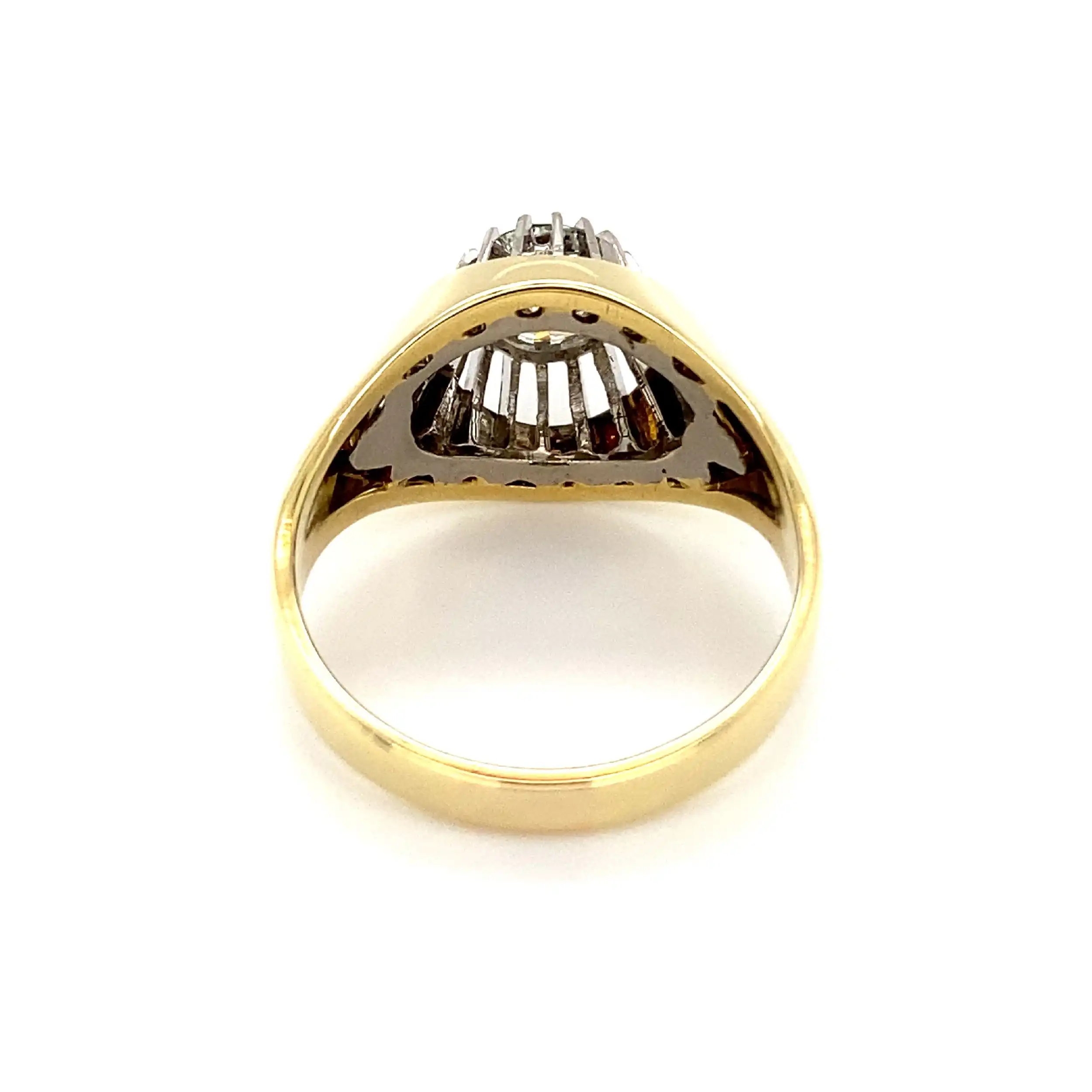 Ring Bicolor mit Brillant Ring Bicolor mit Brillant