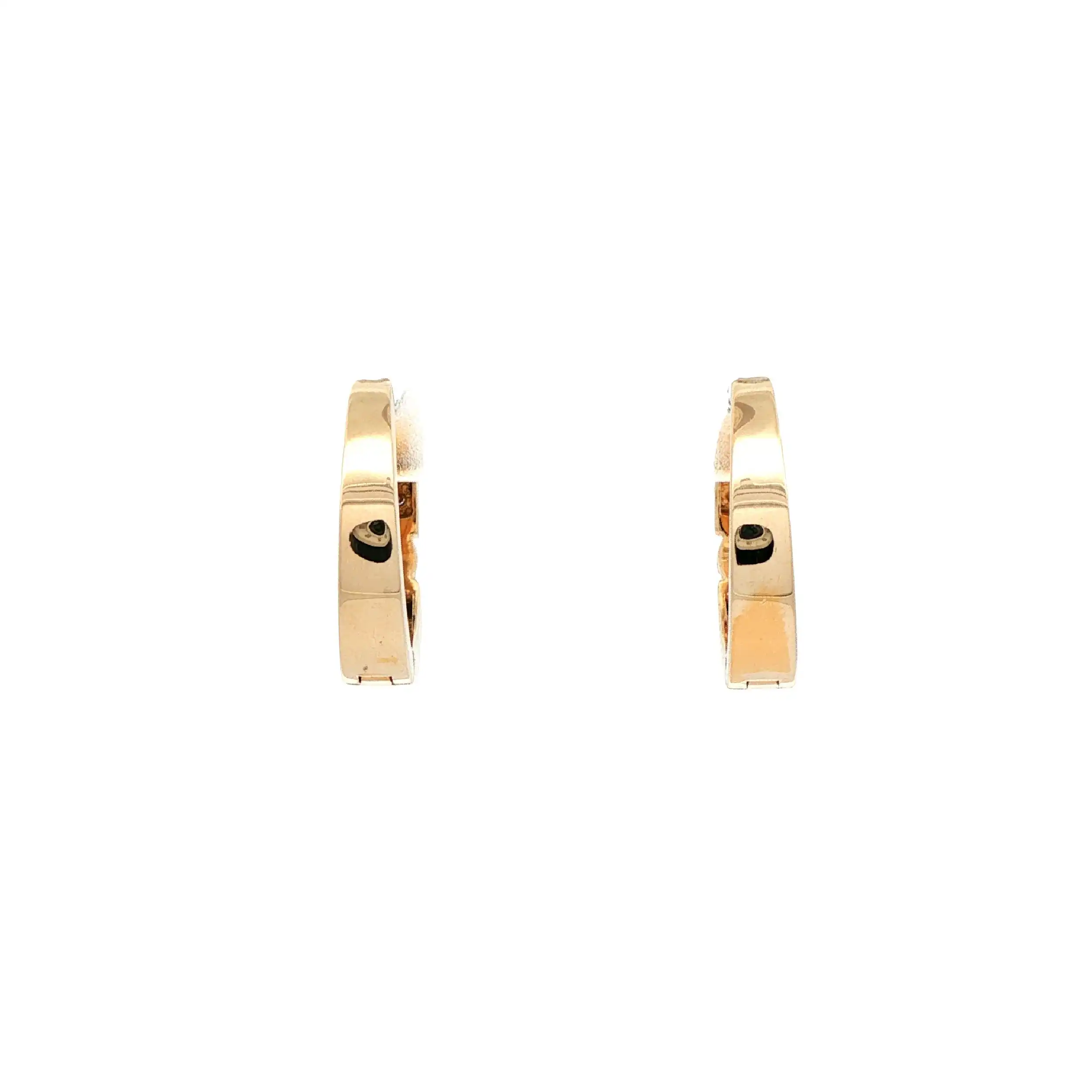 Creolen Gelbgold mit Zirkonia