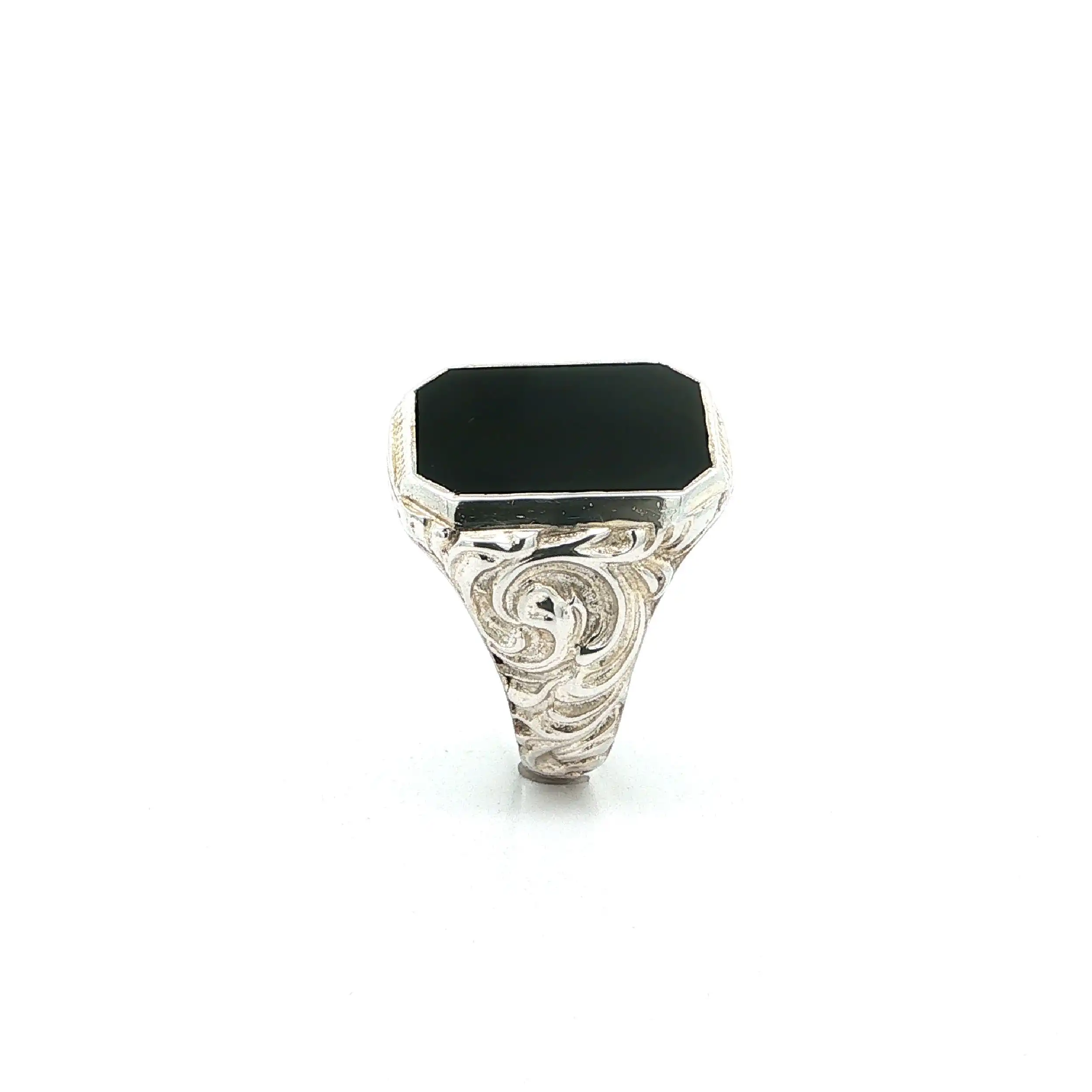 Silberring mit Onyx