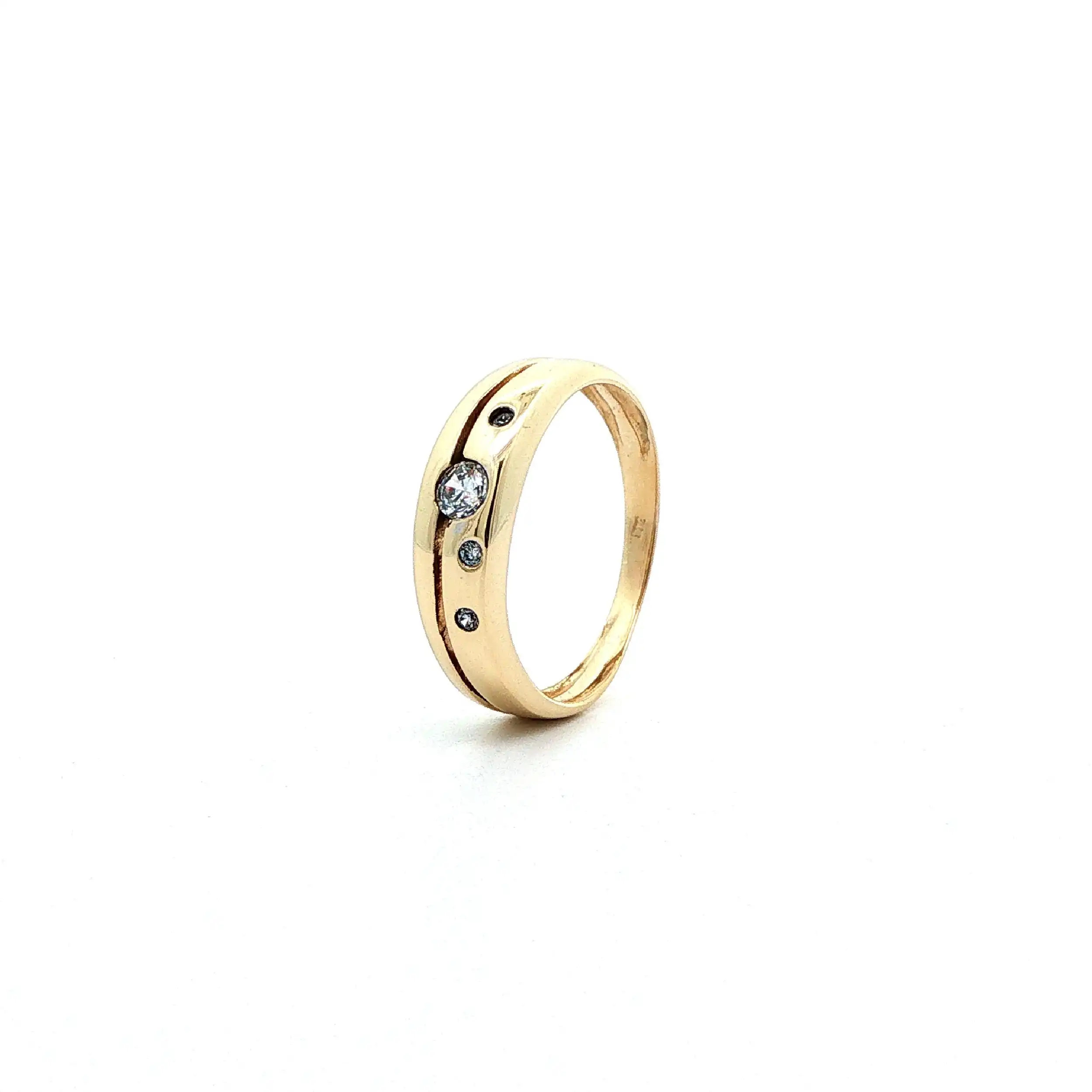Ring Gelbgold mit Zirkonia