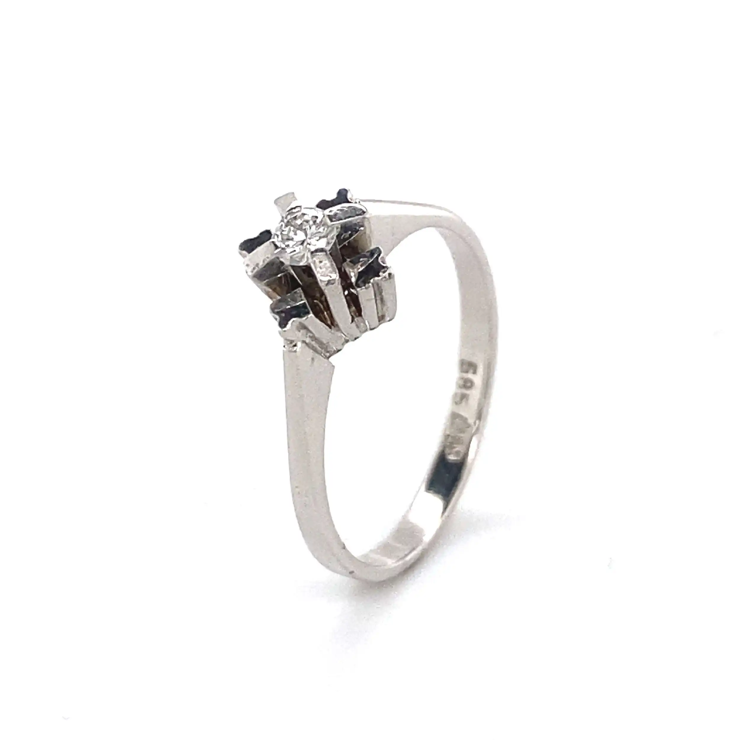 Ring Weißgold mit Brillant