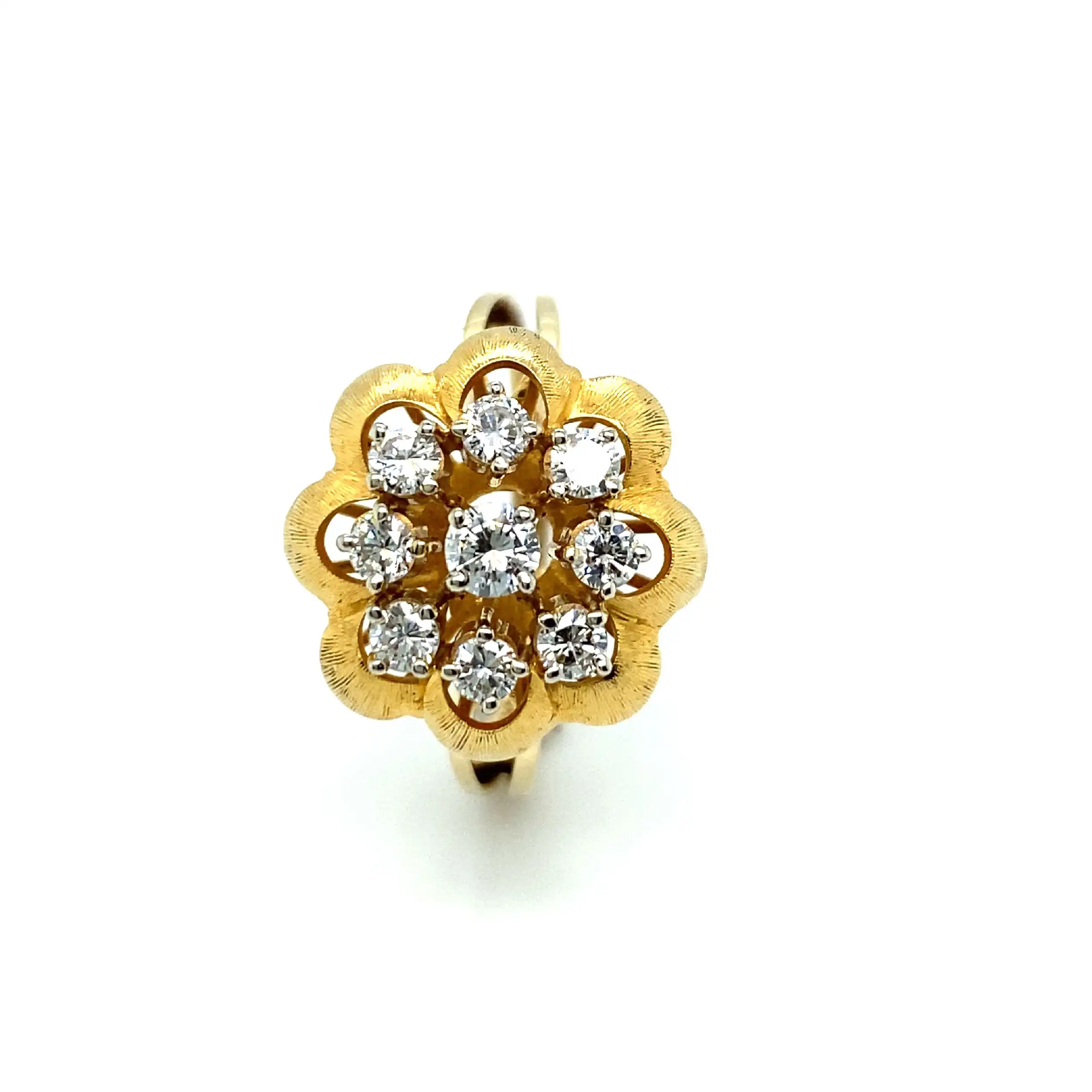 Ring Gelbgold mit Brillanten