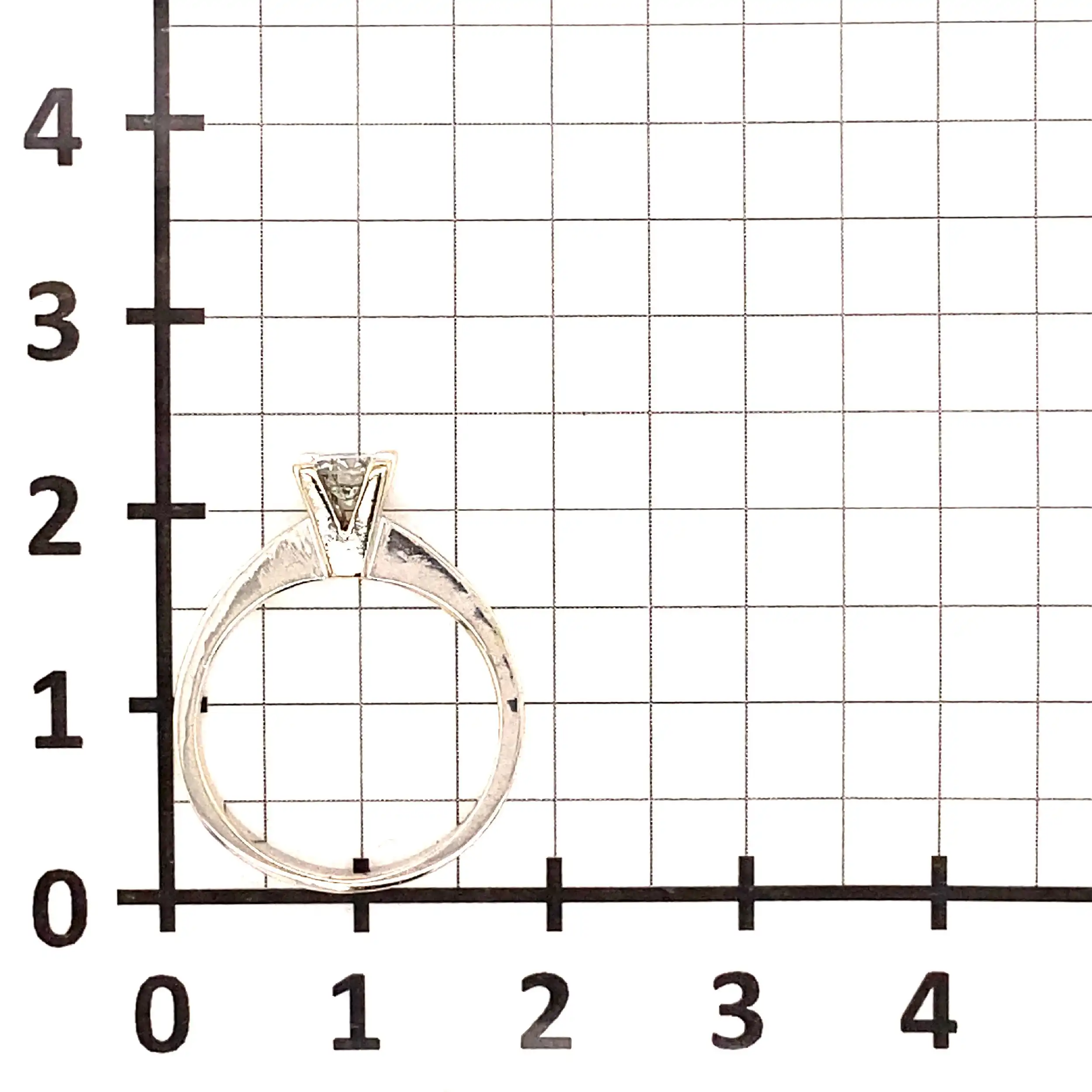 Ring Weißgold mit Solitär Brillant Ring Weißgold mit Solitär Brillant