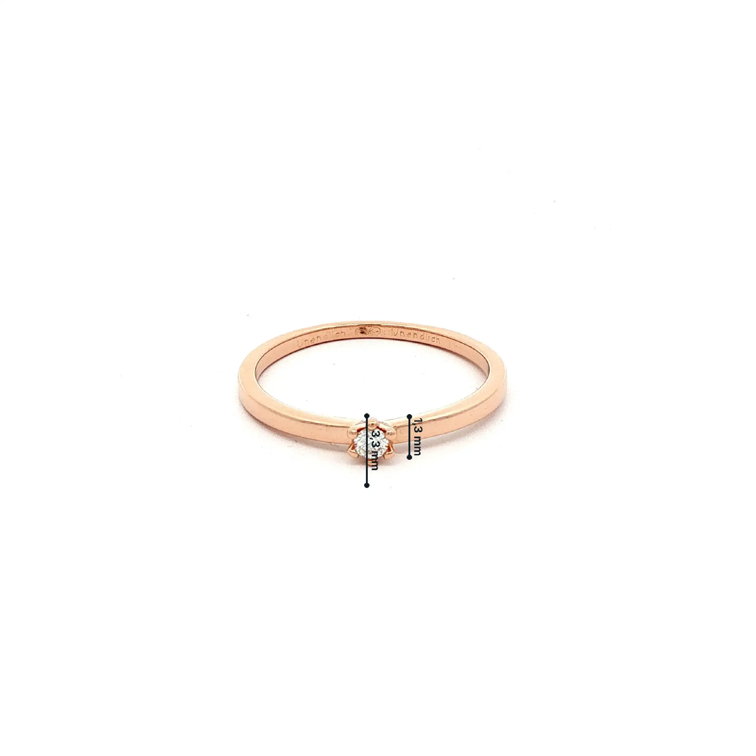 Ring Gelbgold mit Brillant