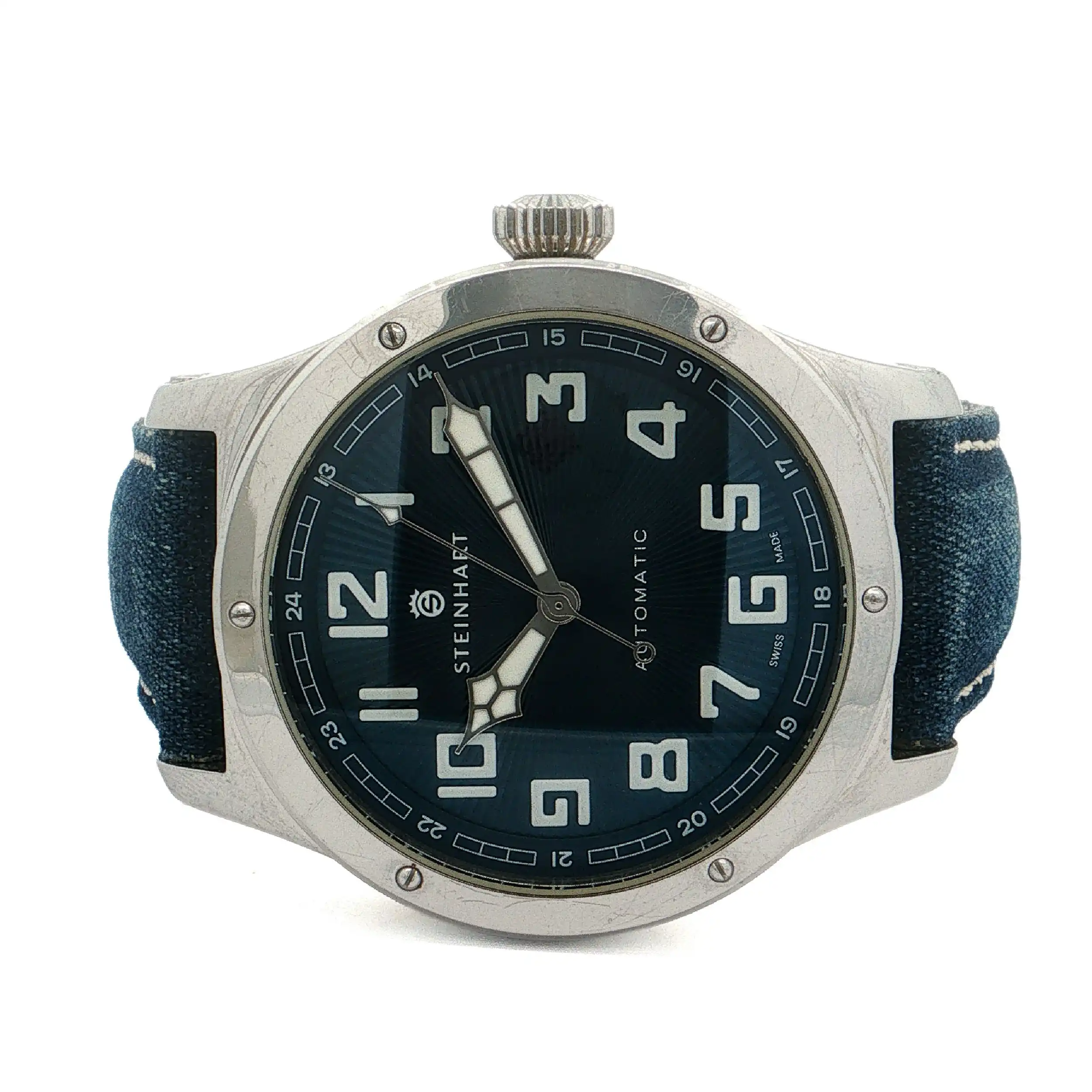 Herrenuhr Steinhart Automatik Military 47 Jeans Herrenuhr Steinhart Automatik Military 47 Jeans