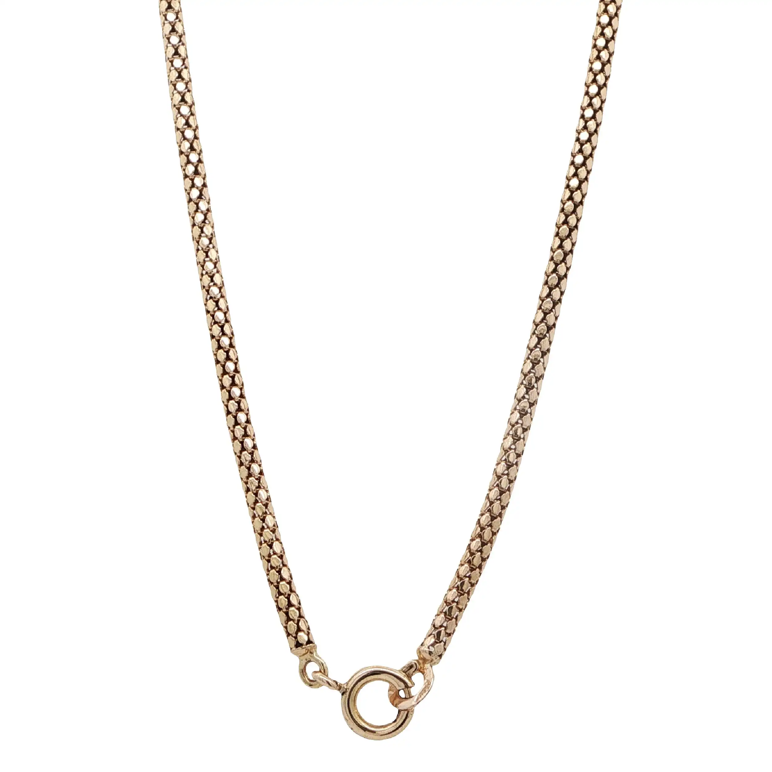 Schlauchkette Gelbgold hohl Schlauchkette Gelbgold hohl