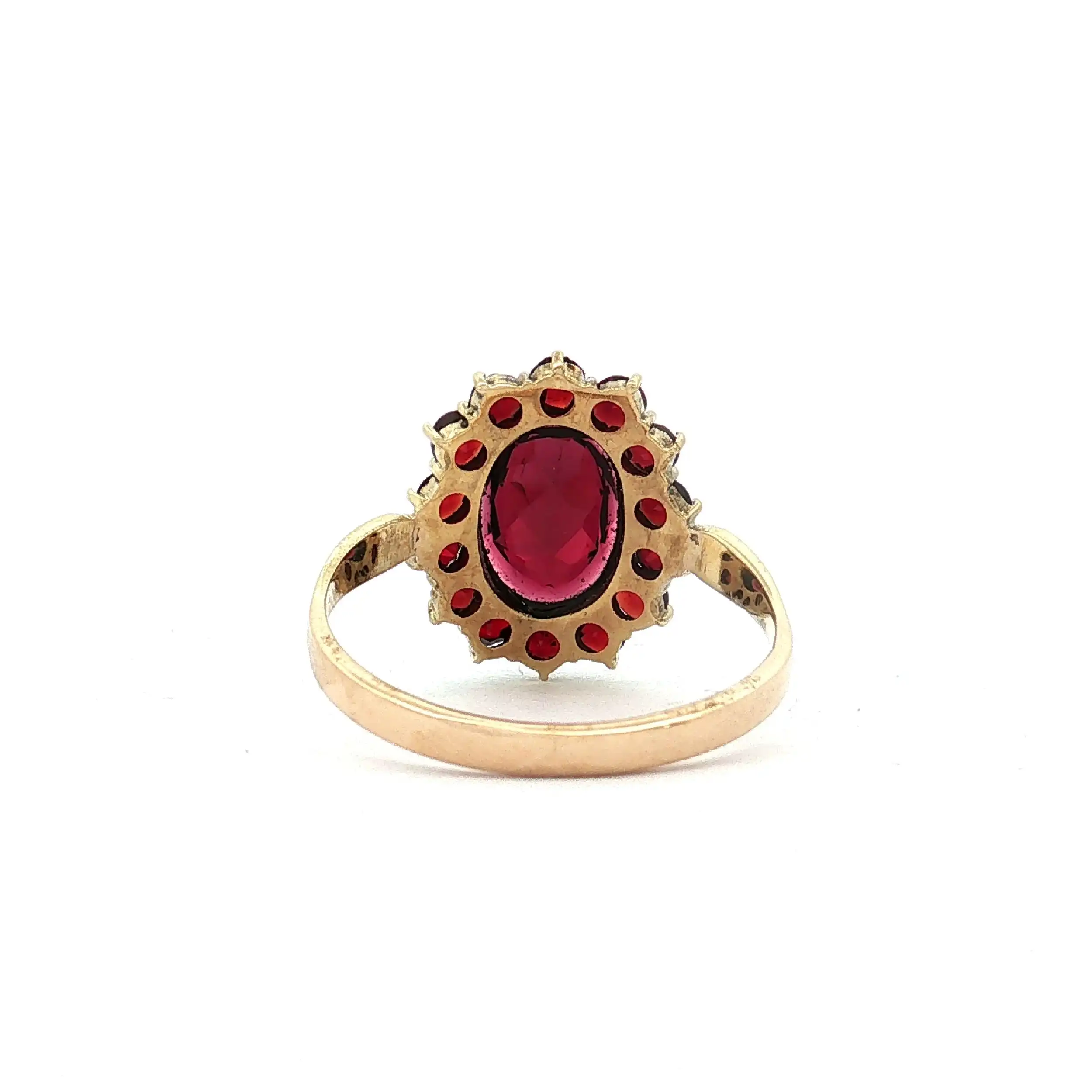 Ring Gelbgold mit Granat Ring Gelbgold mit Granat