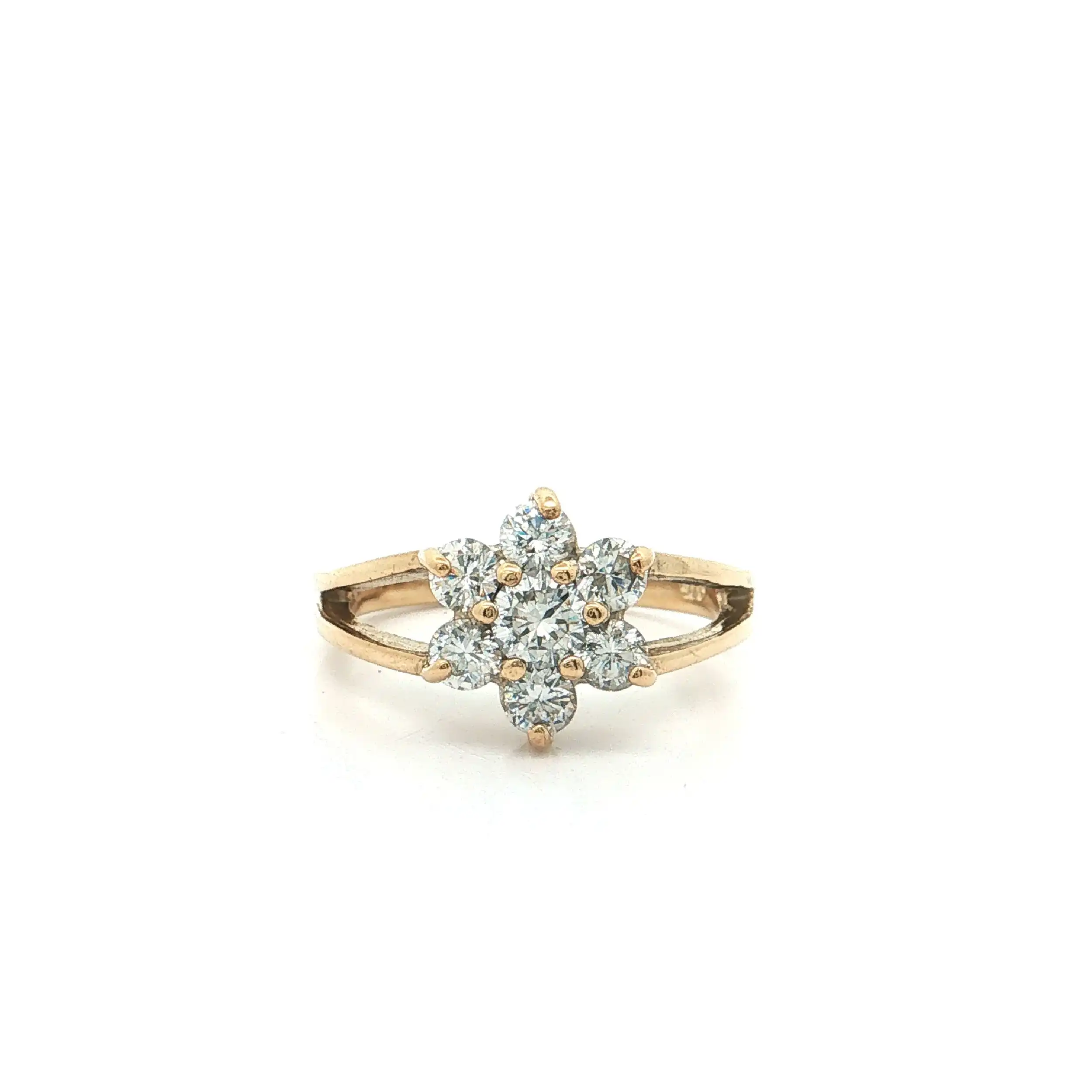 Ring Silber vergoldet mit Zirkonia