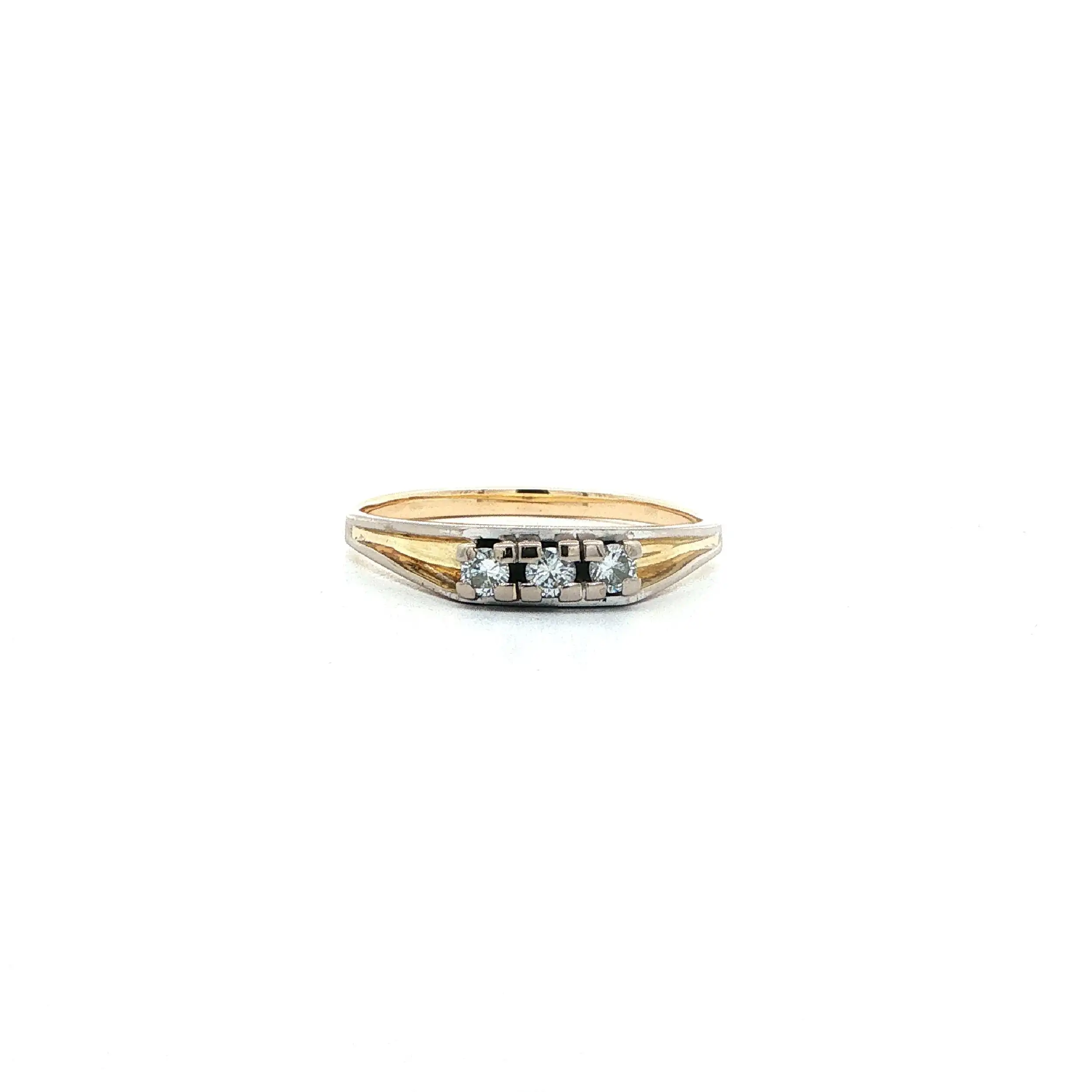 Ring Bicolor mit Brillanten Ring Bicolor mit Brillanten