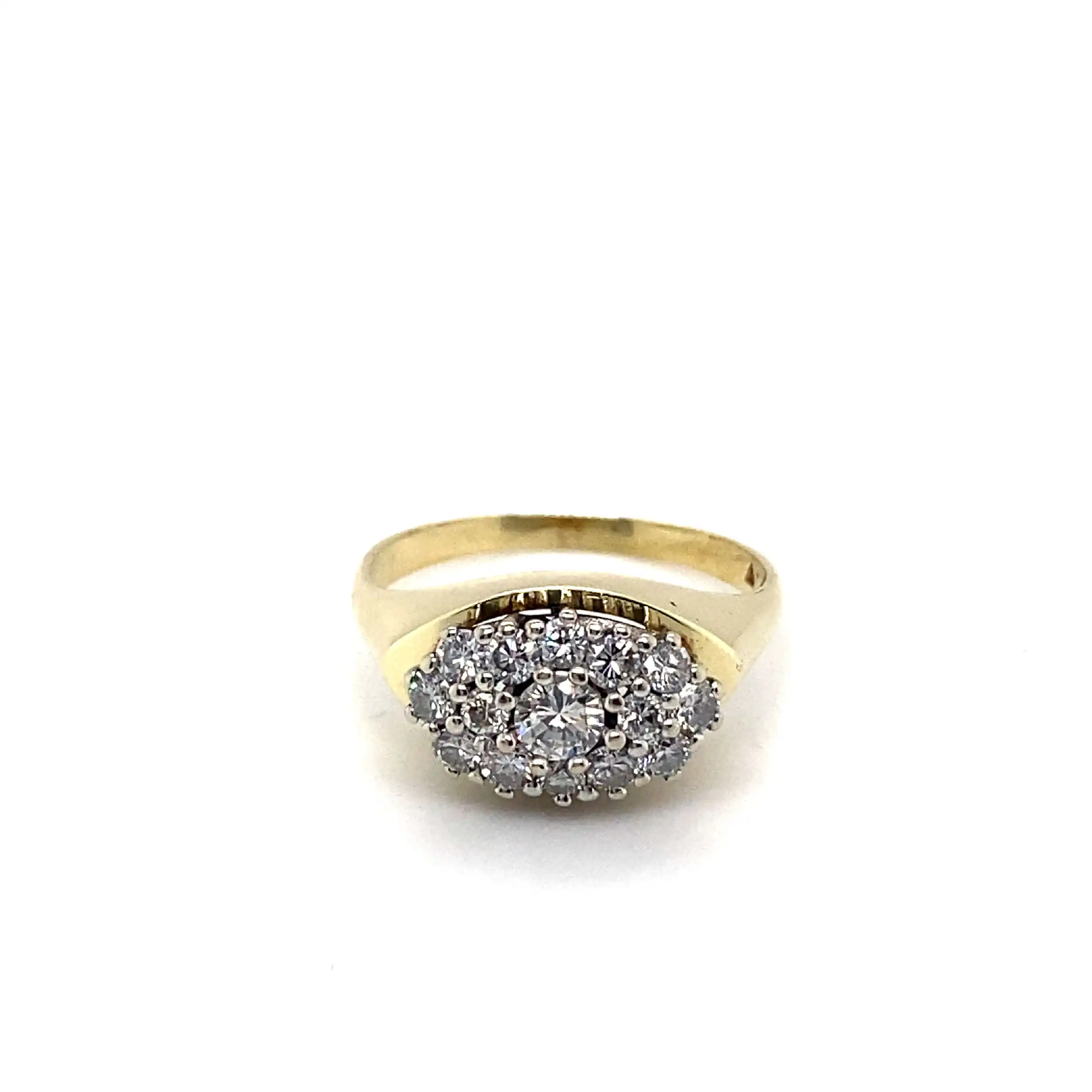 Ring Gelbgold mit Brillanten Ring Gelbgold mit Brillanten