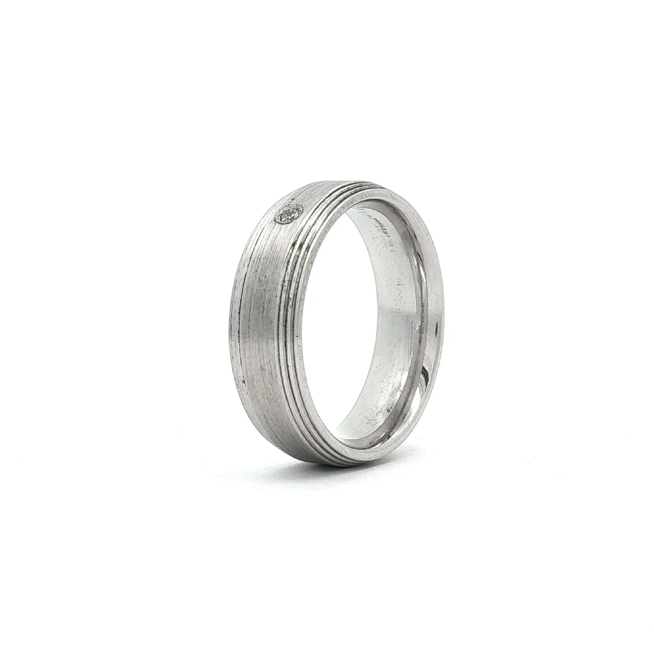 Ring Silber mit Brillant