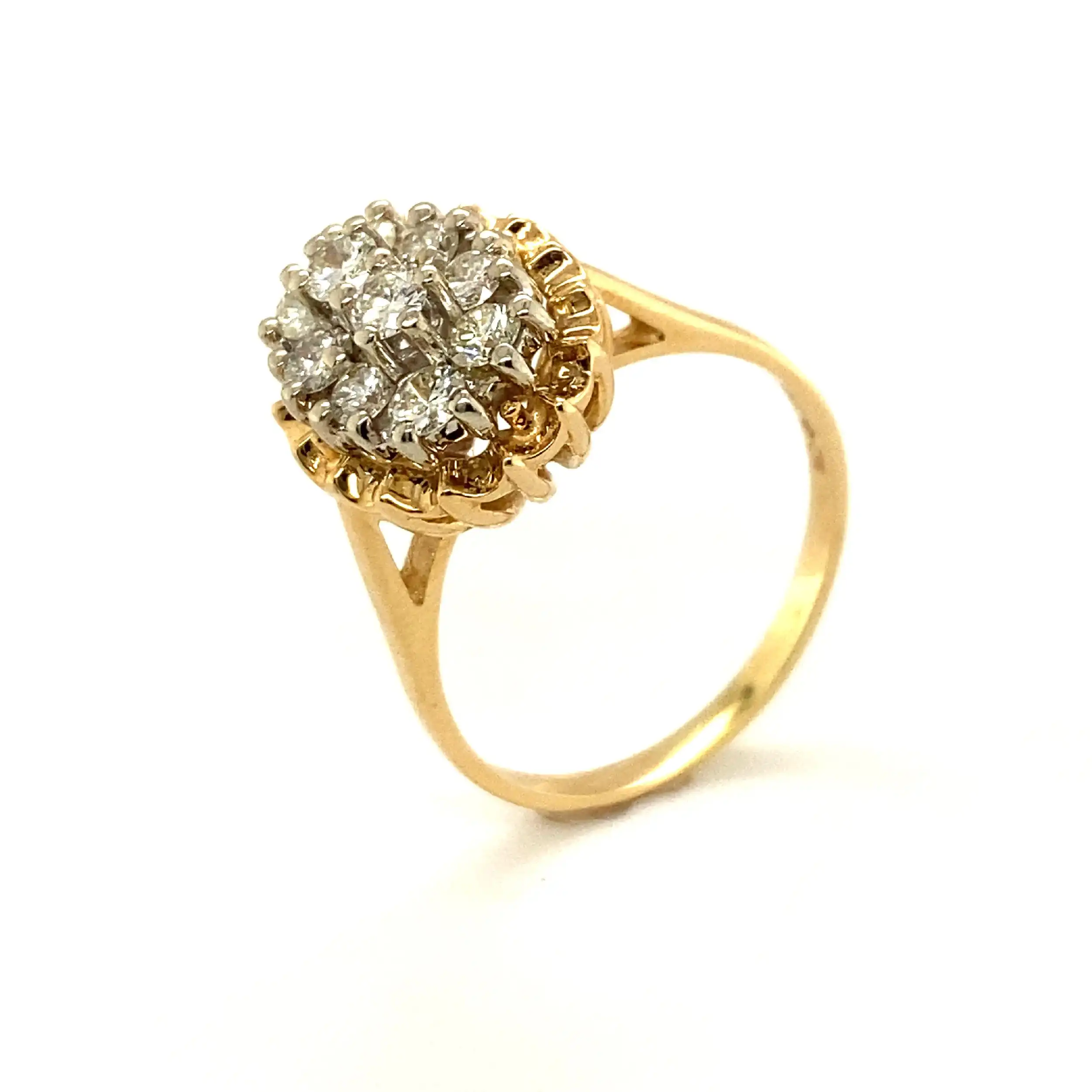 Ring Gelbgold mit Brillanten